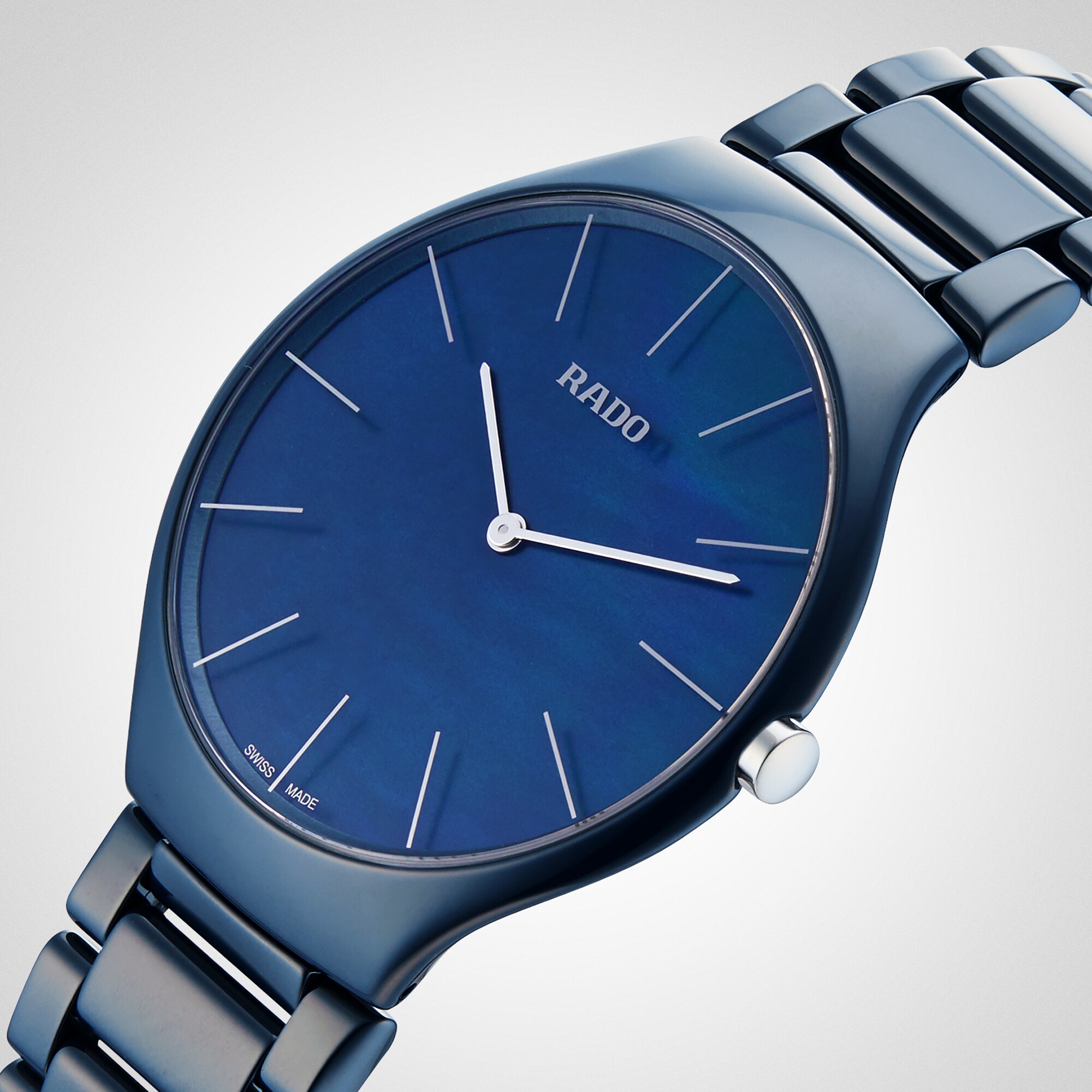 Replica Rado True Thinline 39mm Unisex details Blue R27005902 6 Replica Rado True Thinline 39mm Unisex details Blue R27005902