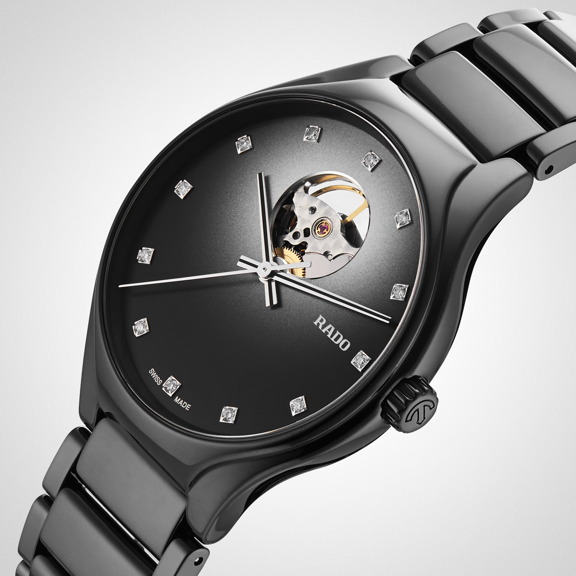 Replica Rado True Secret Diamonds 40mm Mens details R27107732 6 Replica Rado True Secret Diamonds 40mm Mens details R27107732