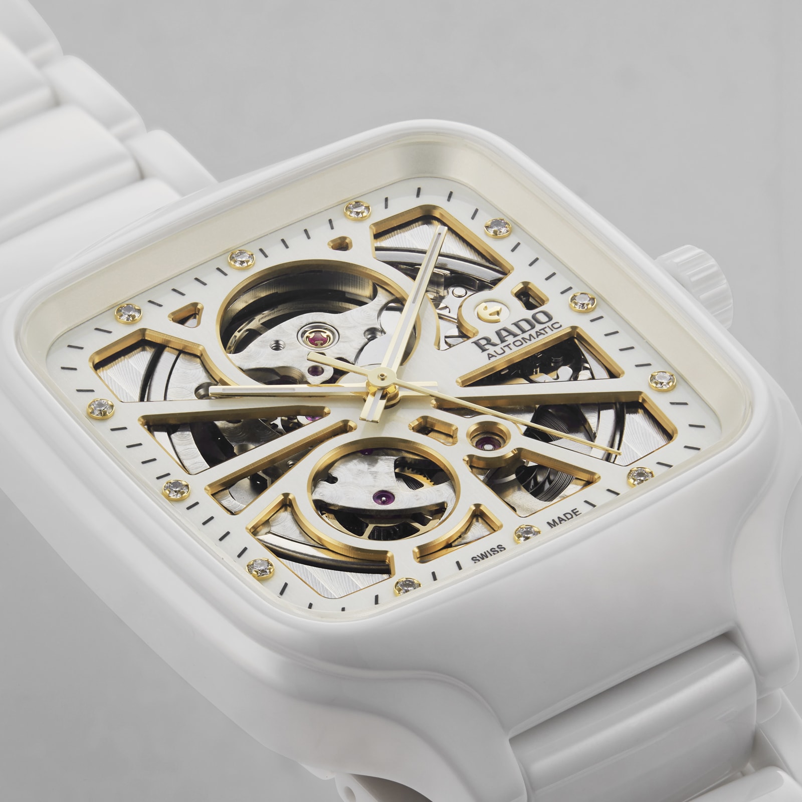 Replica Rado True Square Automatic Open Heart R27073702