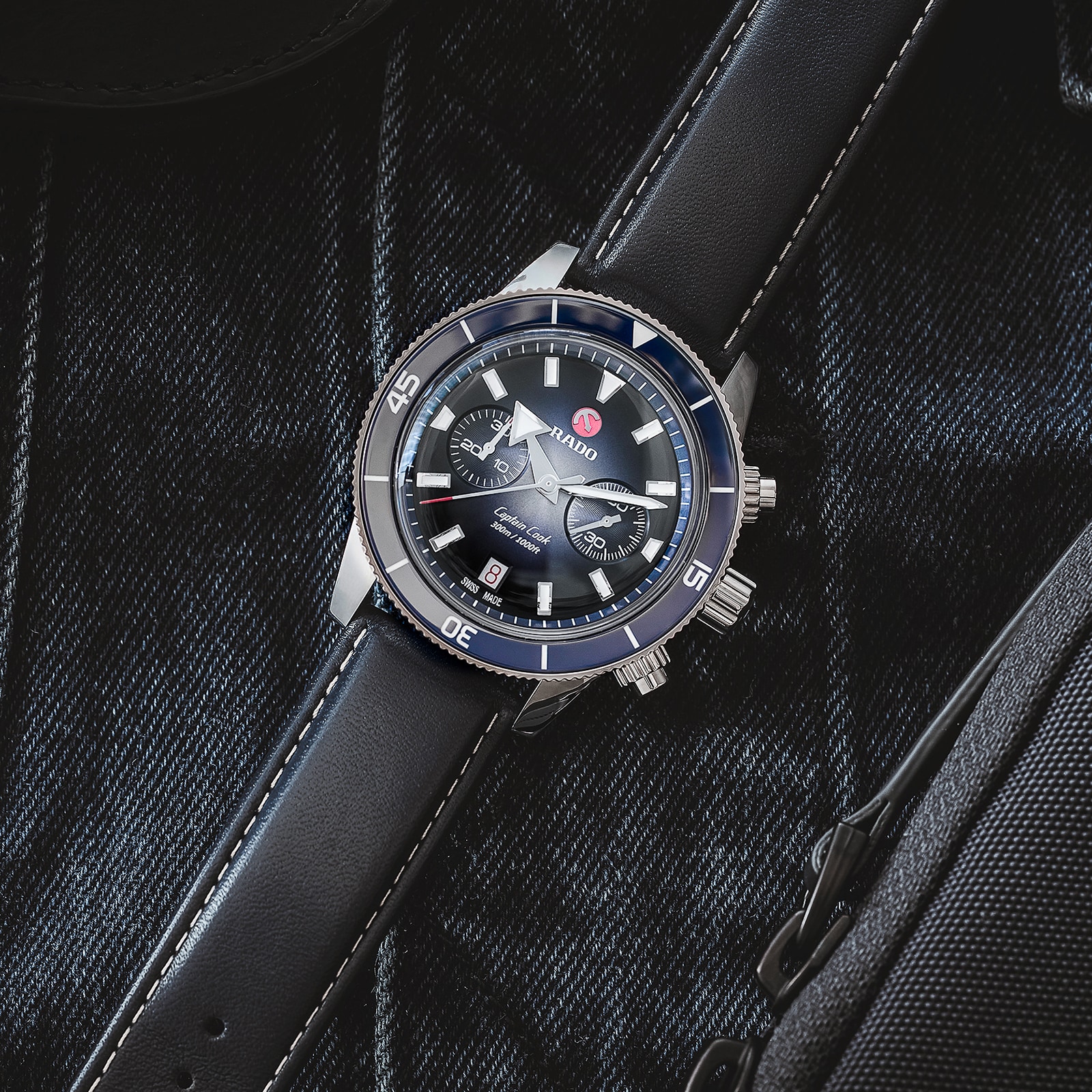 Replica Rado Captain Cook Chronograph 43mm R32145208
