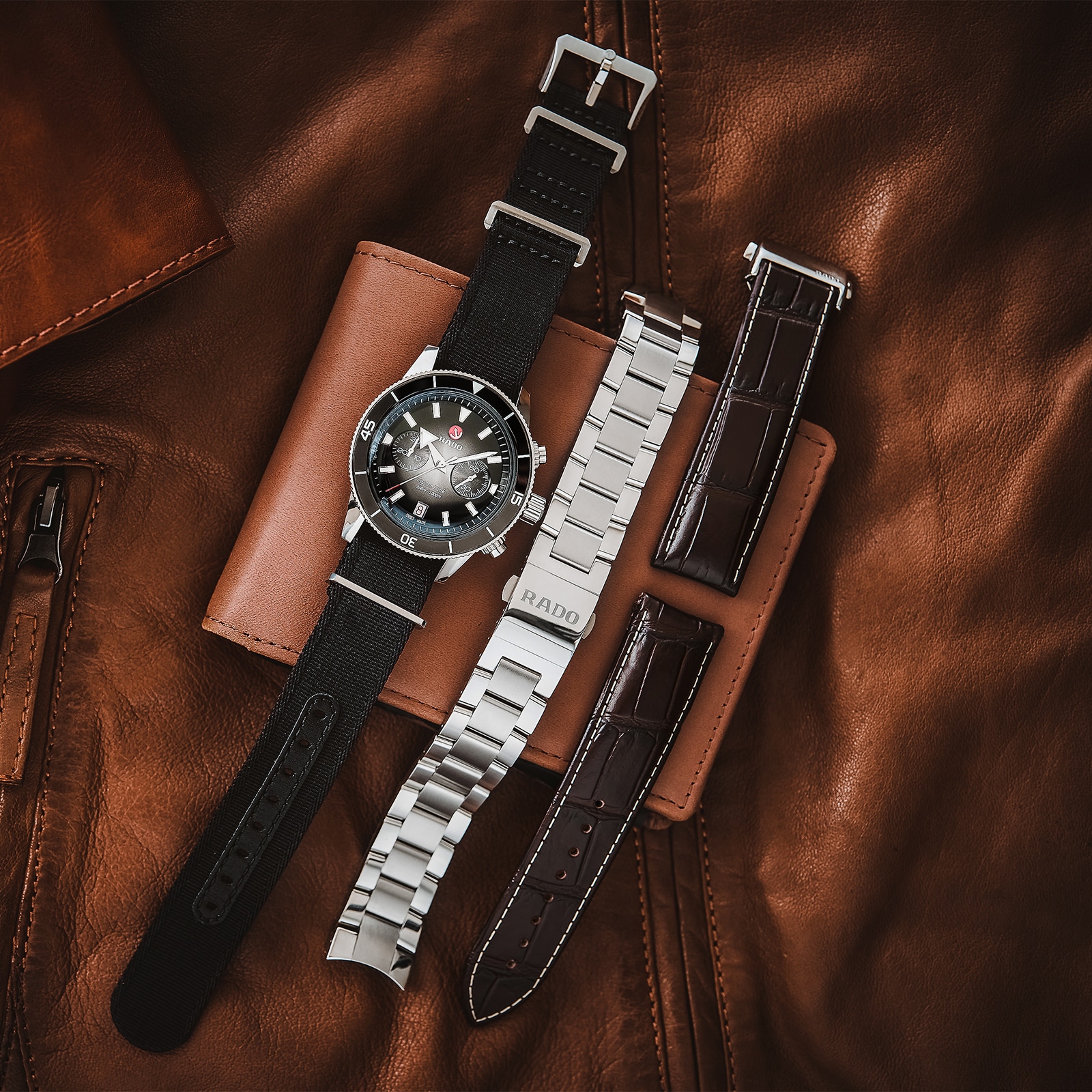 Replica Rado Captain Cook Chronograph 43mm R32145158