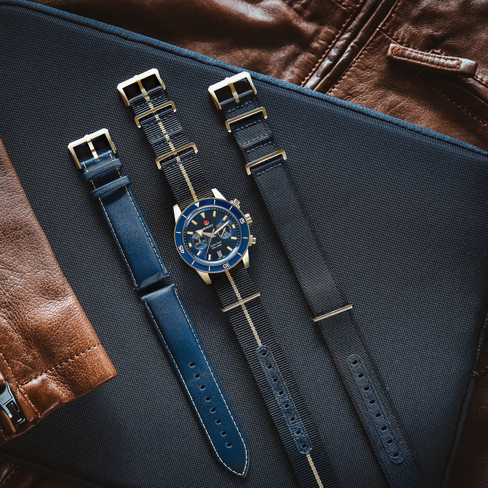 Replica Rado Captain Cook Chronograph 43mm R32146208