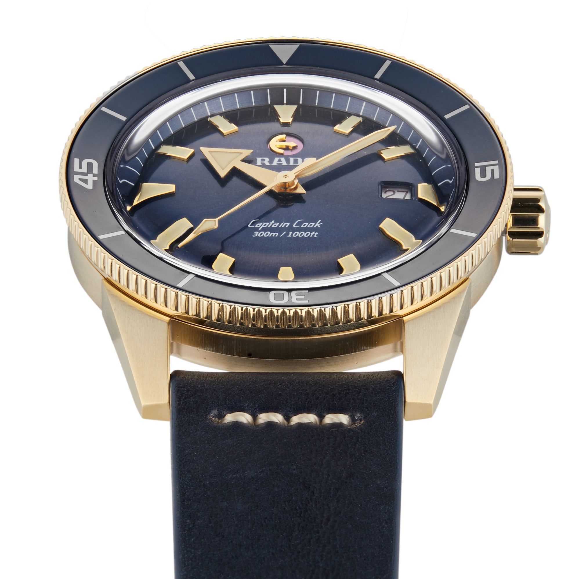 Replica Rado Captain Cook Automatic Bronze Mens details R32504205