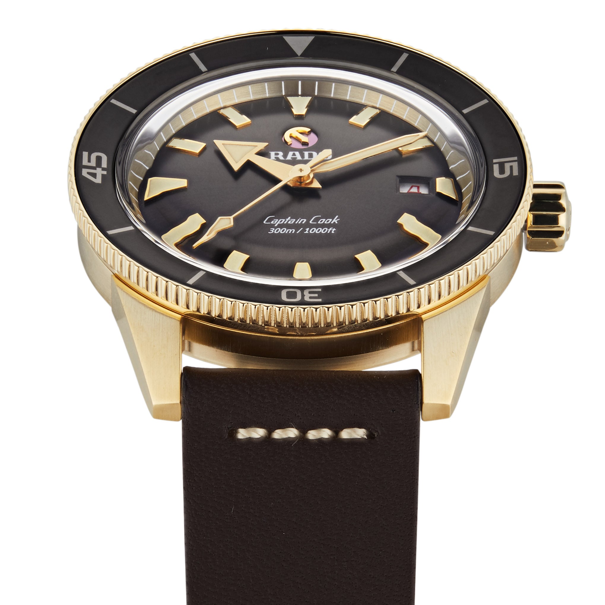 Replica Rado Captain Cook Automatic Bronze Mens details R32504306