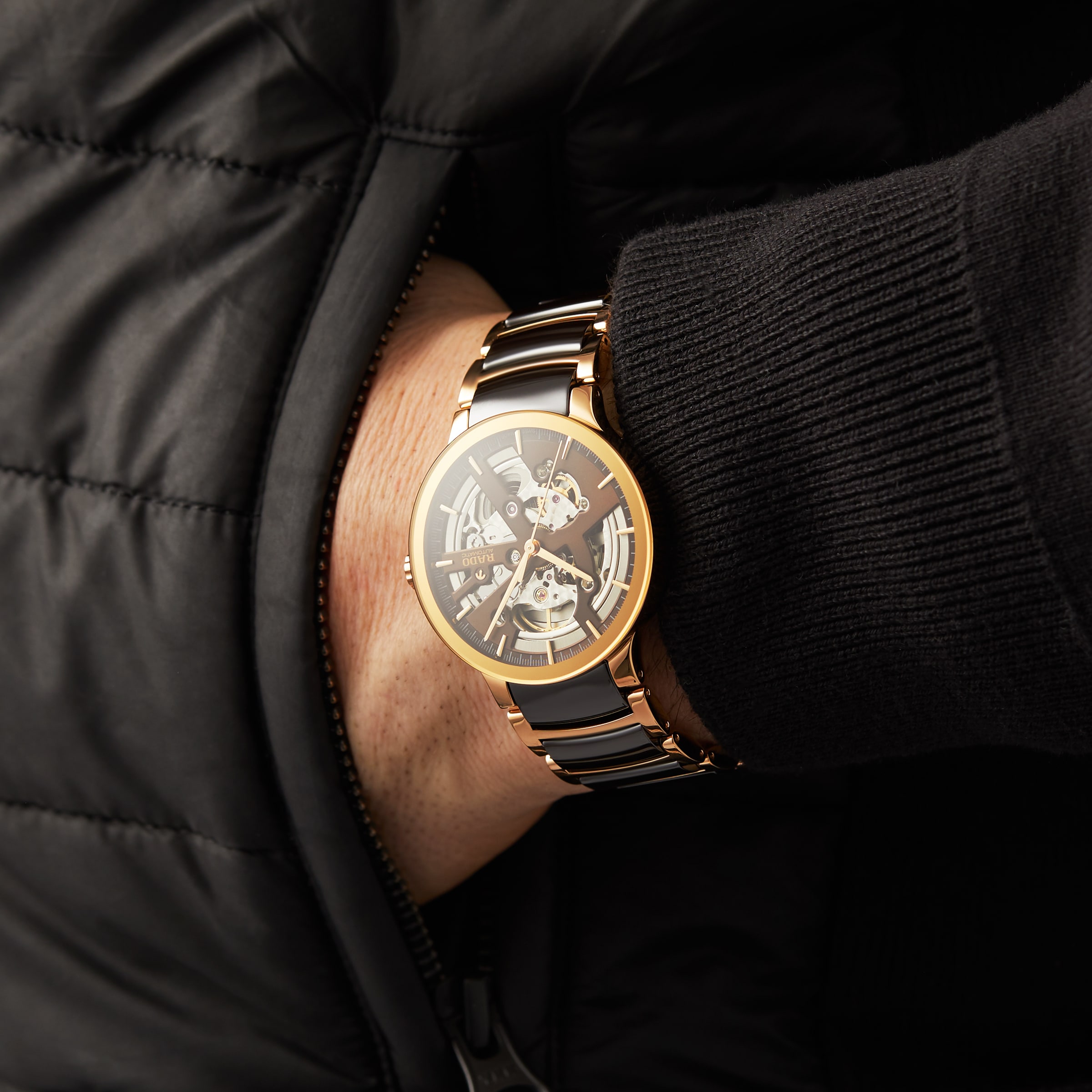 Replica Rado Centrix 38mm Mens details R30181312