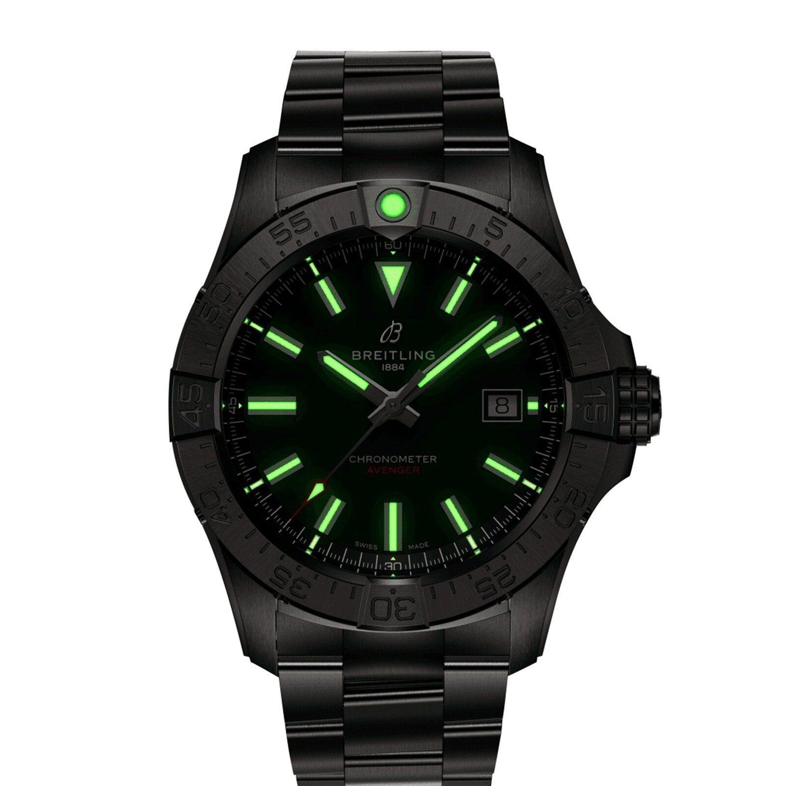Replica Breitling Avenger Automatic 42mm Mens details Green Stainless Steel A17328101L1A1 6 Replica Breitling Avenger Automatic 42mm Mens details Green Stainless Steel A17328101L1A1