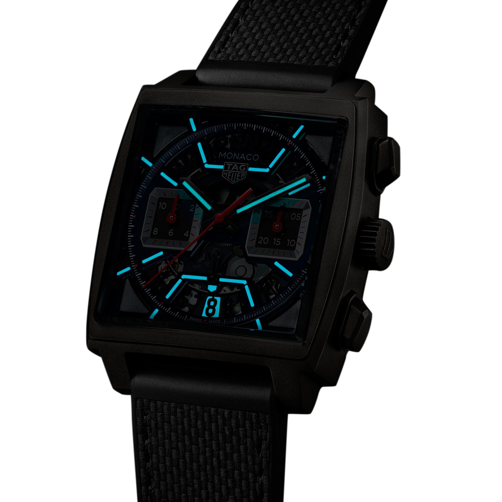 Replica TAG Heuer Monaco Chronograph 39mm Mens details Titanium Black CBL2183.FT6236