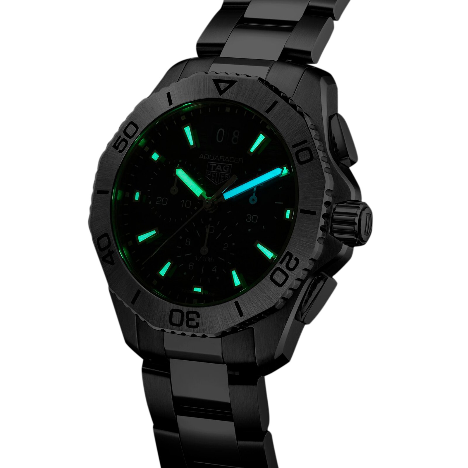 Replica TAG Heuer Aquaracer Chronograph 40mm Mens details Black CBP1110.BA0627 6 Replica TAG Heuer Aquaracer Chronograph 40mm Mens details Black CBP1110.BA0627