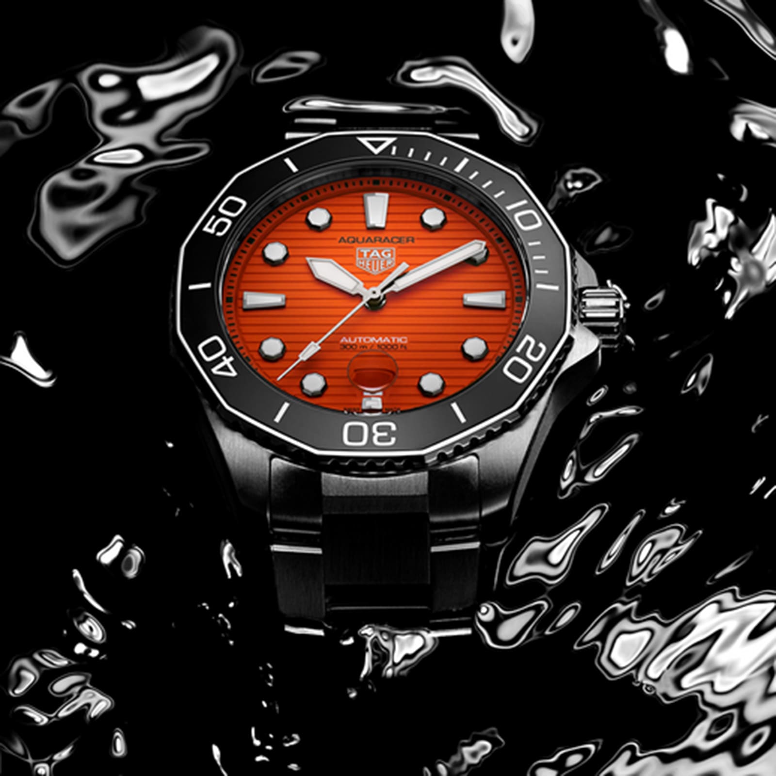 Replica TAG Heuer Aquaracer Professional 300 43mm Orange Diver Mens details WBP201F.BA0632 6 Replica TAG Heuer Aquaracer Professional 300 43mm Orange Diver Mens details WBP201F.BA0632