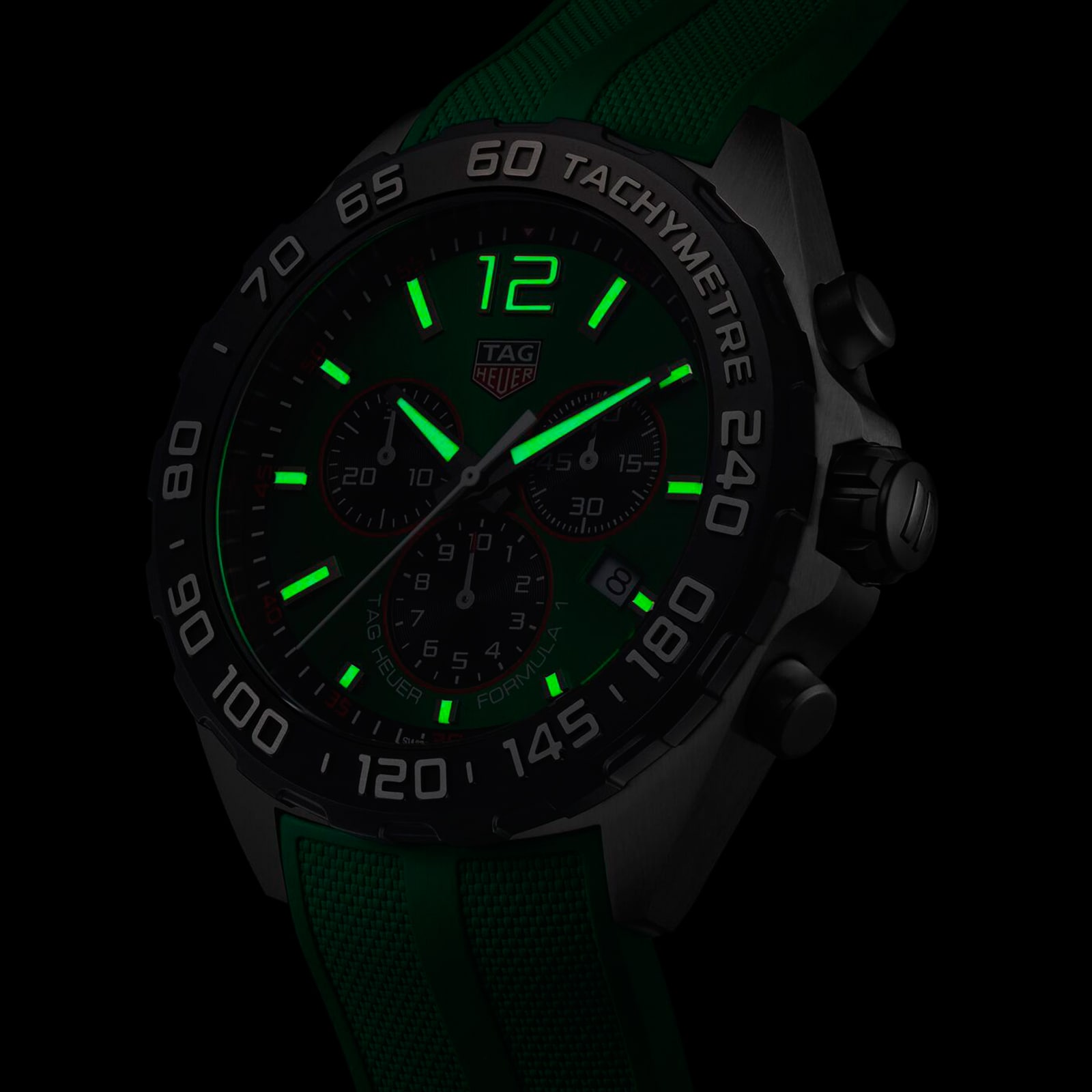 Replica TAG Heuer Formula 1 Chronograph 43mm Mens details Green CAZ101AP.FT8056 6 Replica TAG Heuer Formula 1 Chronograph 43mm Mens details Green CAZ101AP.FT8056