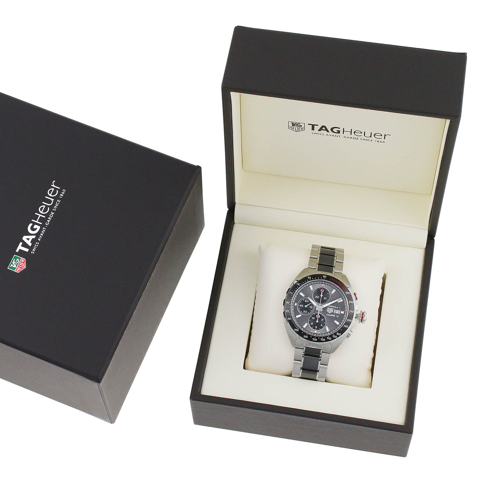 Replica TAG Heuer Formula 1 Calibre 16 44mm Automatic Chronograph Mens details CAZ2012.BA0970