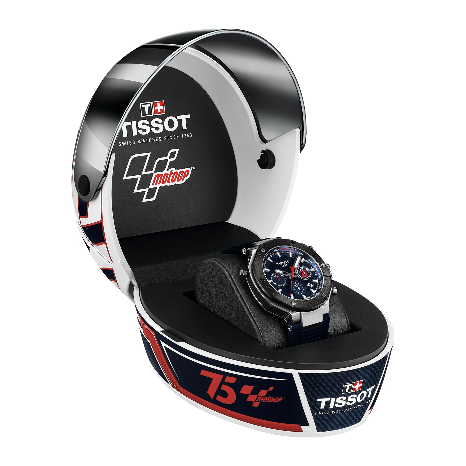 Replica Tissot T-Race MotoGP Automatic Chronograph 2024 Limited Edition 45mm Mens details Blue T1414272704100 6 Replica Tissot T-Race MotoGP Automatic Chronograph 2024 Limited Edition 45mm Mens details Blue T1414272704100