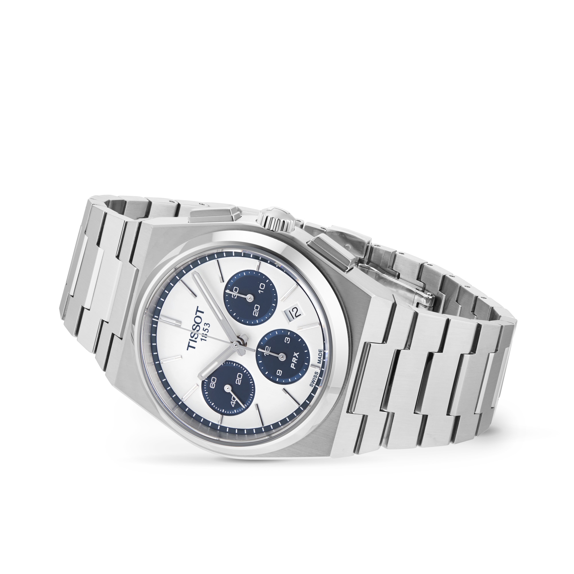 Replica Tissot PRX Automatic Chronograph 42mm Mens details White T1374271101101 6 Replica Tissot PRX Automatic Chronograph 42mm Mens details White T1374271101101