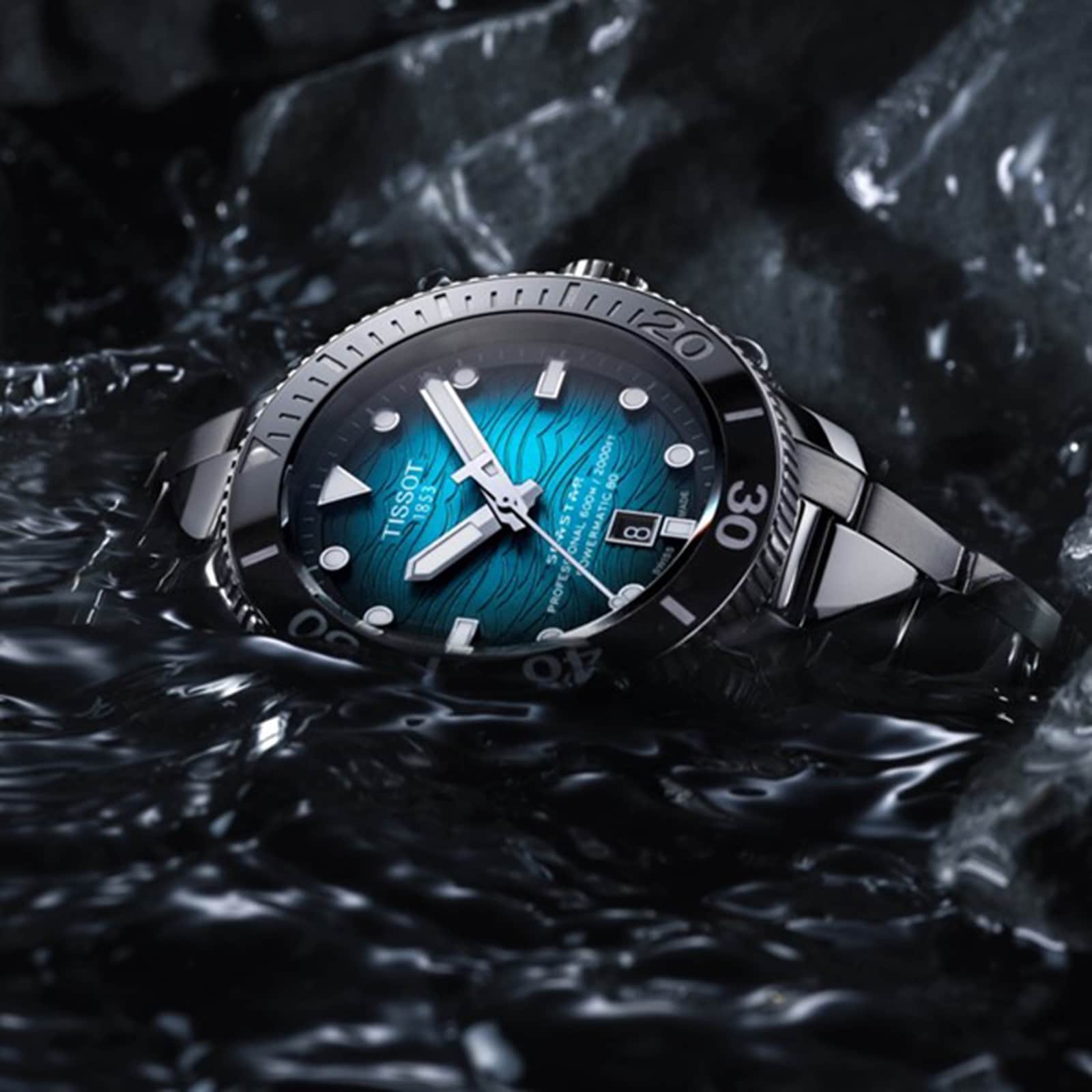 Replica Tissot Seastar 2000 Professional Powermatic 80 46mm Mens details T1206071104100 6 Replica Tissot Seastar 2000 Professional Powermatic 80 46mm Mens details T1206071104100