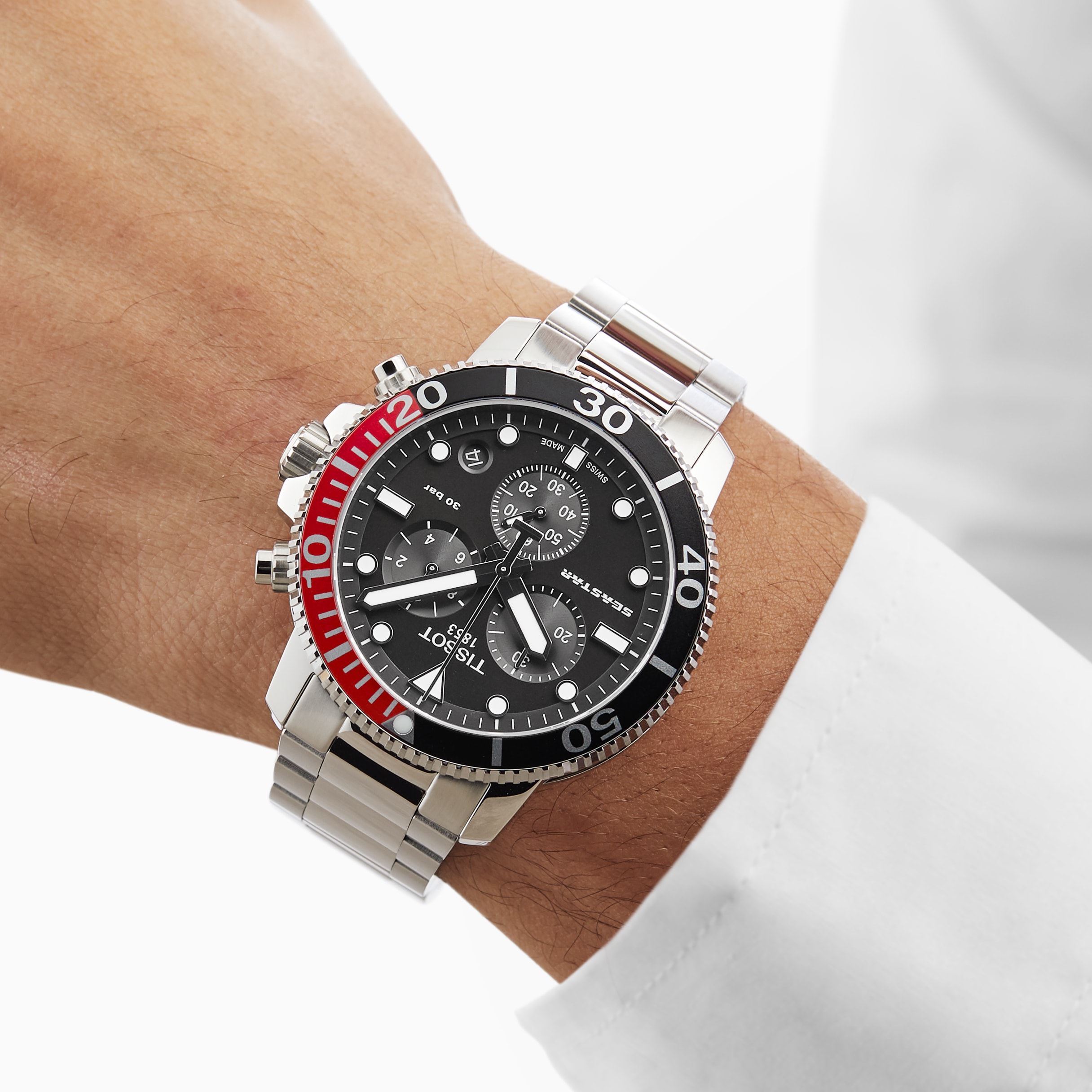 Replica Tissot T-Sport Seastar 1000 Chronograph 45.5mm Mens details T1204171105101 6 Replica Tissot T-Sport Seastar 1000 Chronograph 45.5mm Mens details T1204171105101