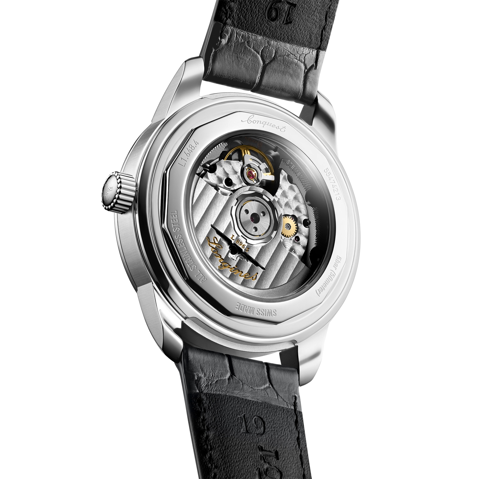 Replica Longines Conquest Heritage Central Power Reserve 38mm Mens details Grey L16484622