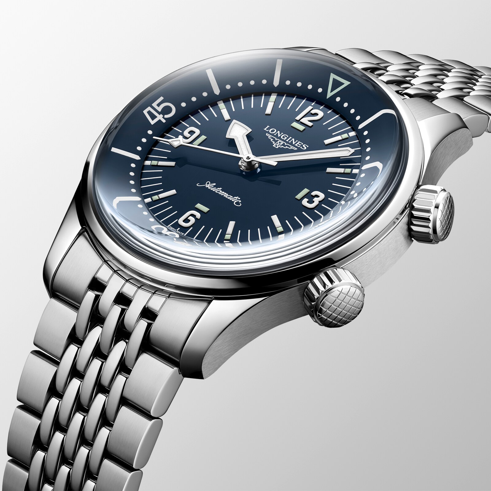 Replica Longines Legend Diver 39mm Mens details Blue Stainless Steel L37644906