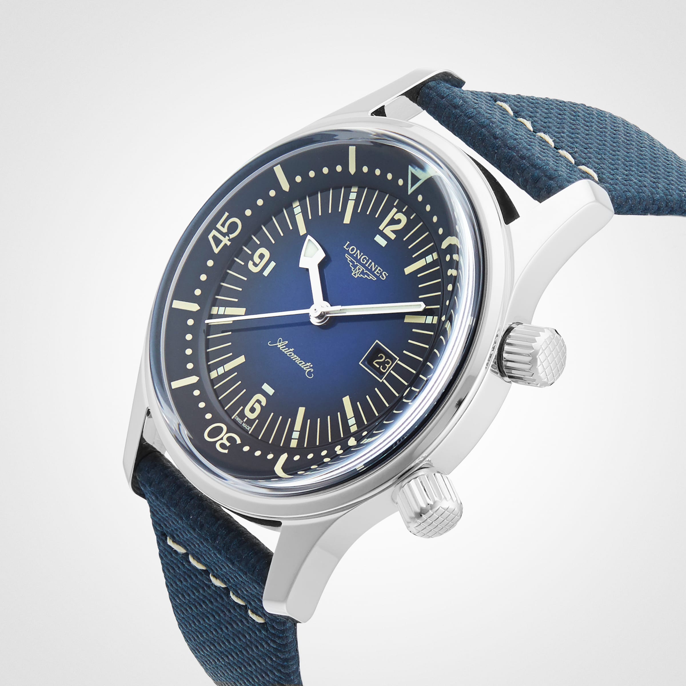 Replica Longines Legend Diver 36mm Mens Blue details L33744902
