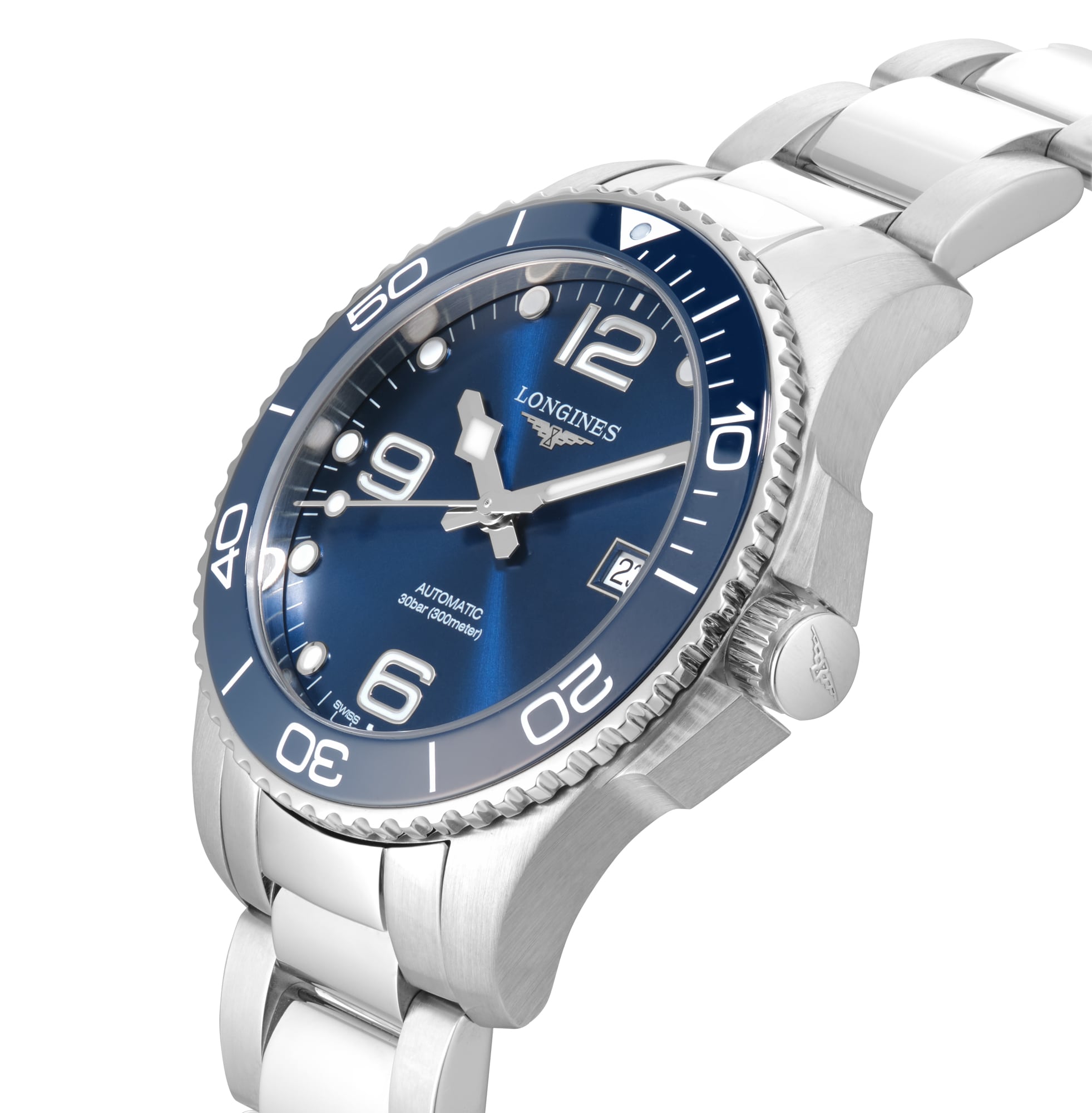 Replica Longines HydroConquest 39mm Mens details Blue L37804966 6 Replica Longines HydroConquest 39mm Mens details Blue L37804966