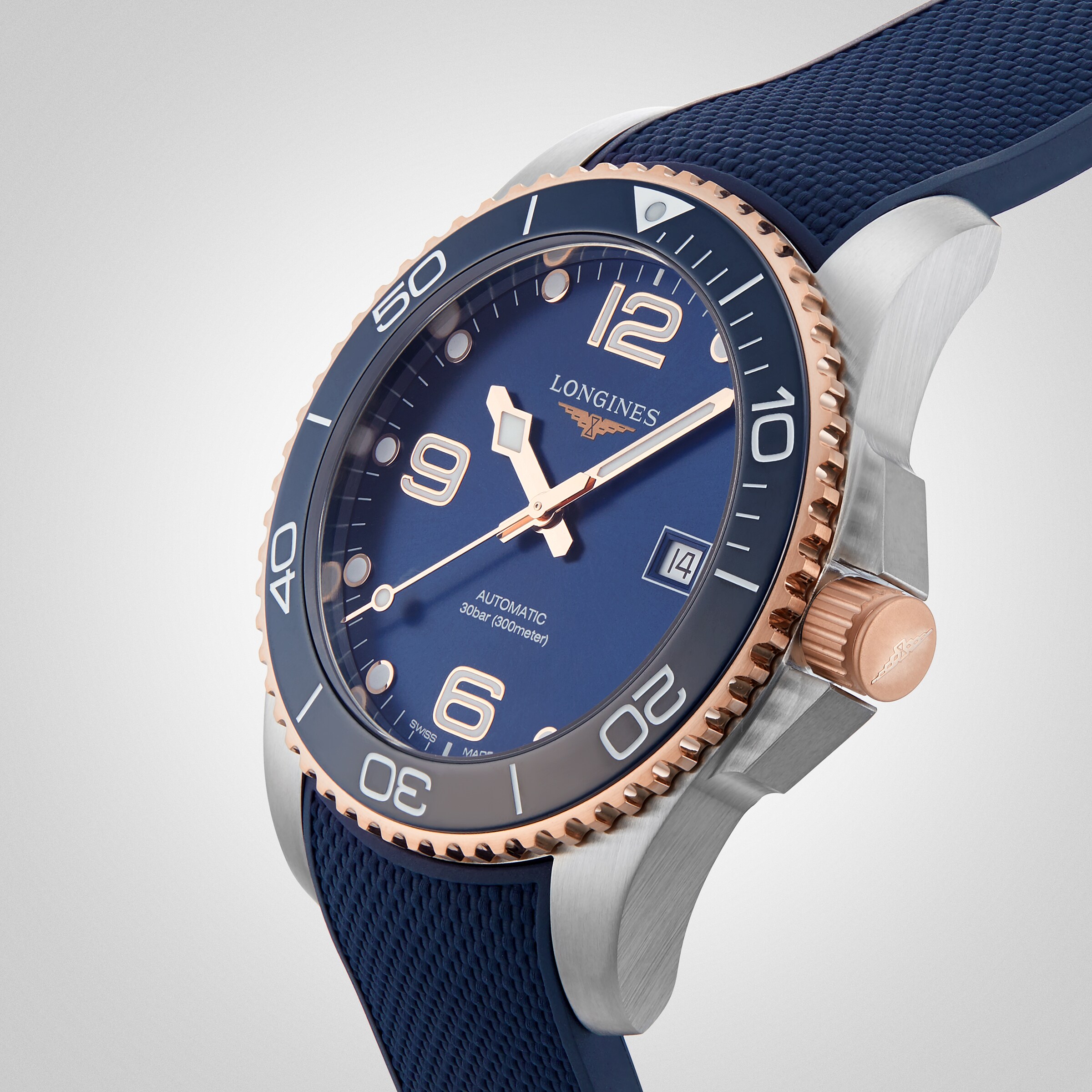 Replica Longines HydroConquest 41mm Mens details - Blue L37813989 6 Replica Longines HydroConquest 41mm Mens details - Blue L37813989