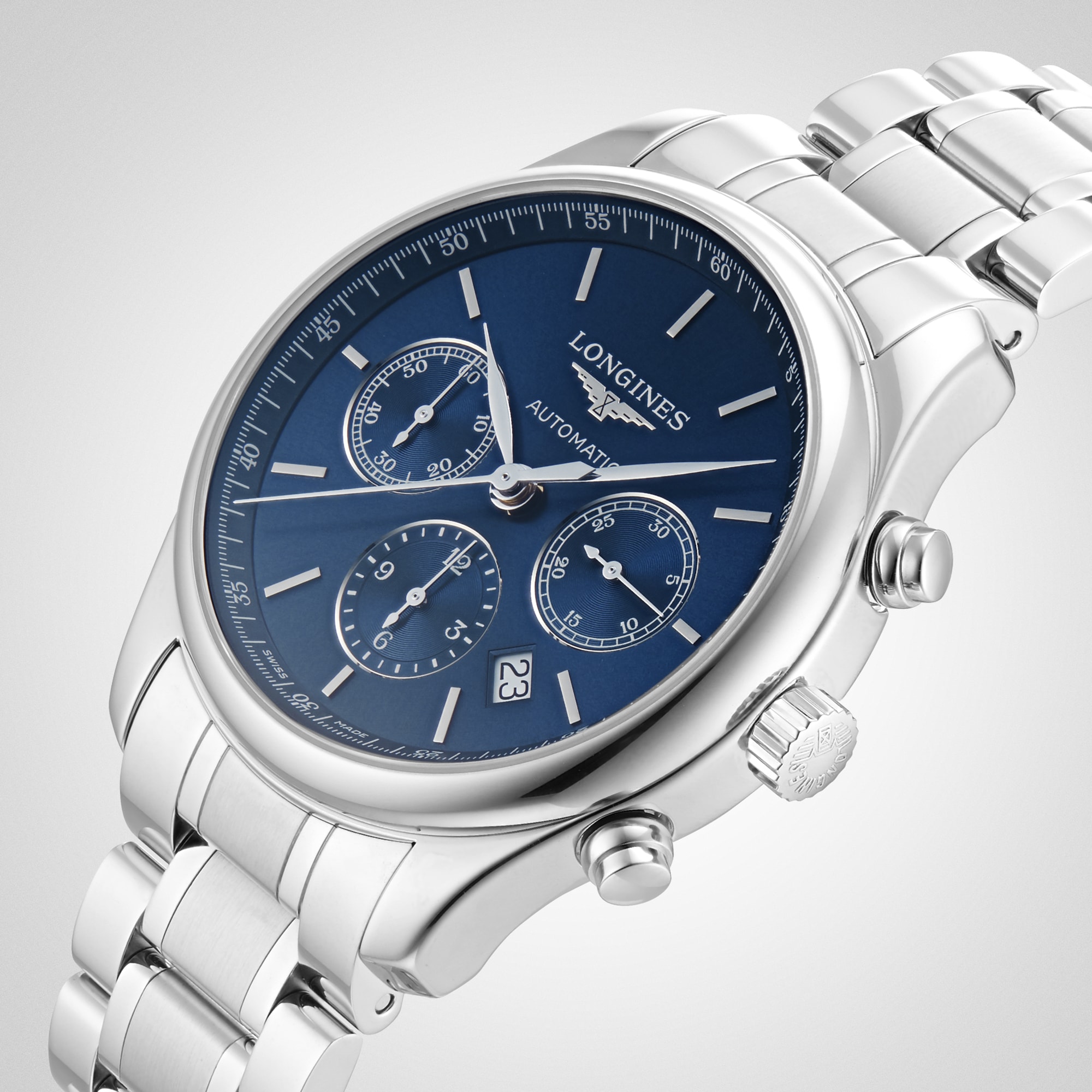 Replica Longines Master Collection 42mm Mens details Sunray Blue L27594926 6 Replica Longines Master Collection 42mm Mens details Sunray Blue L27594926