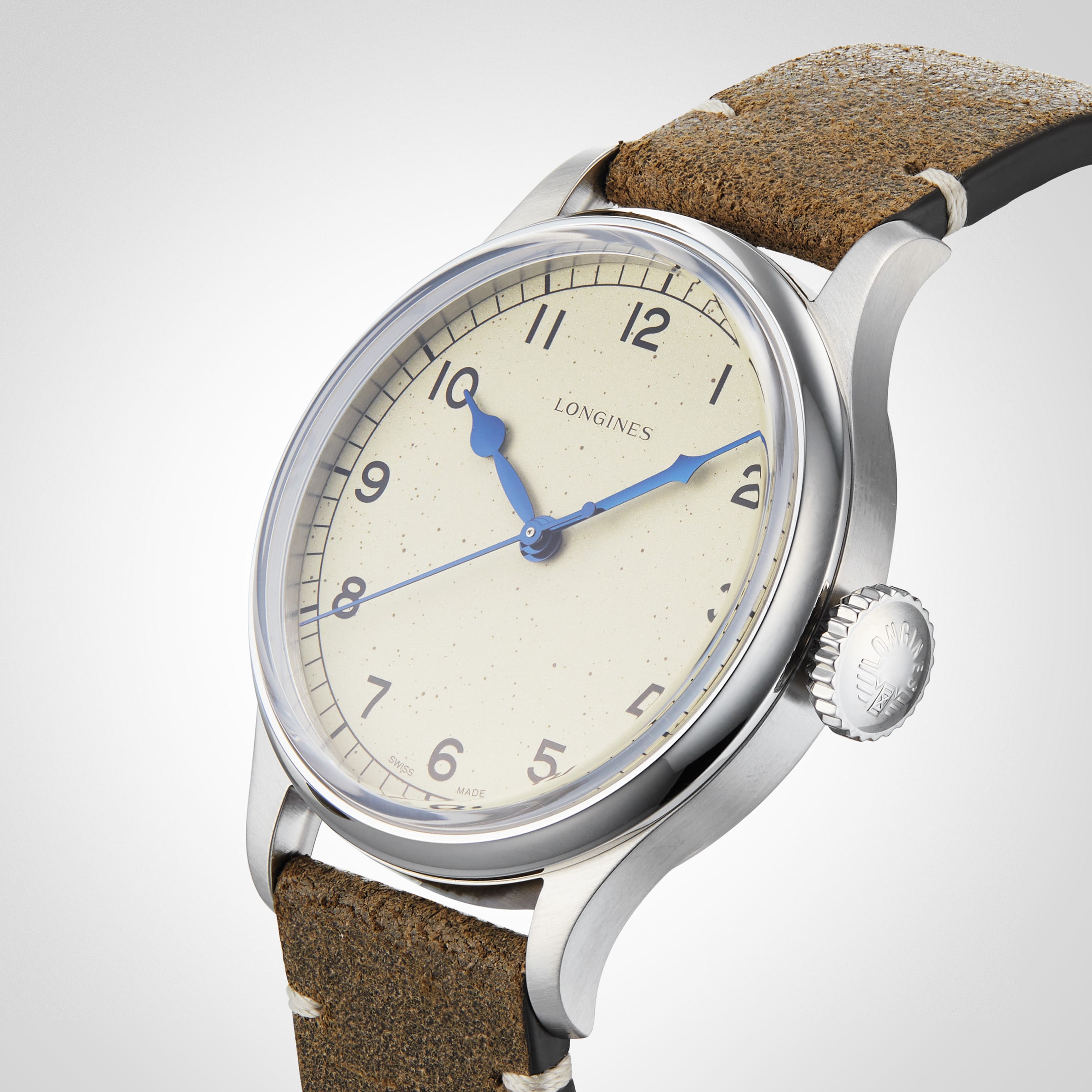 Replica Longines Military 39mm Mens details L28194932