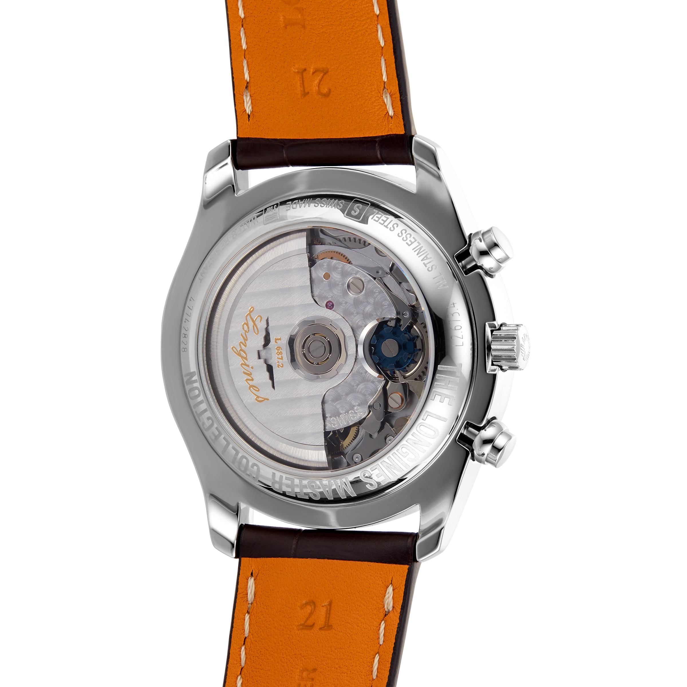 Replica Longines Master Collection 40mm Chronograph With Moon Phase Mens details L26734783 6 Replica Longines Master Collection 40mm Chronograph With Moon Phase Mens details L26734783
