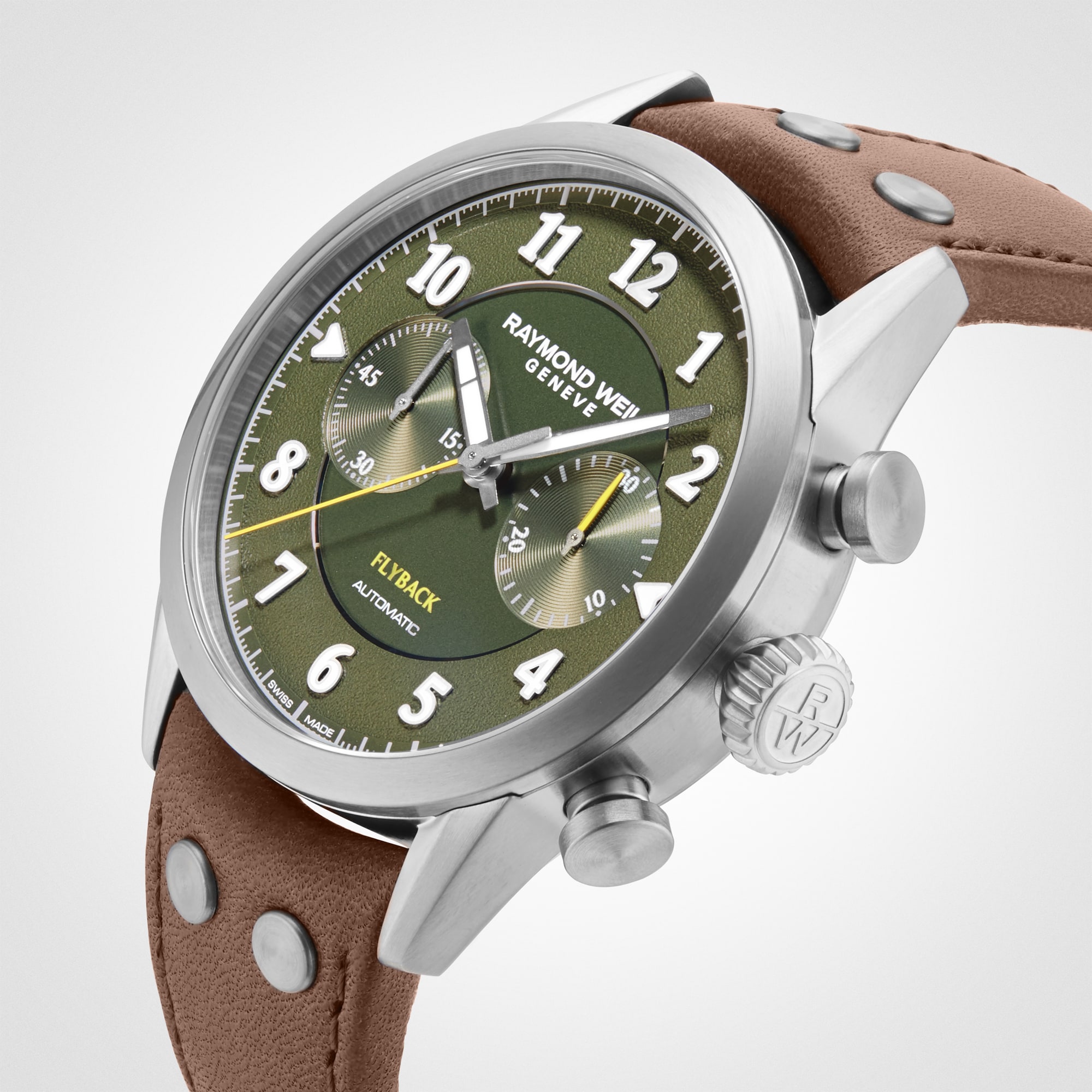 Replica Raymond Weil Freelancer Men's Pilot Flyback Chronograph 42mm 7783-TIC-05520 6 Replica Raymond Weil Freelancer Men's Pilot Flyback Chronograph 42mm 7783-TIC-05520