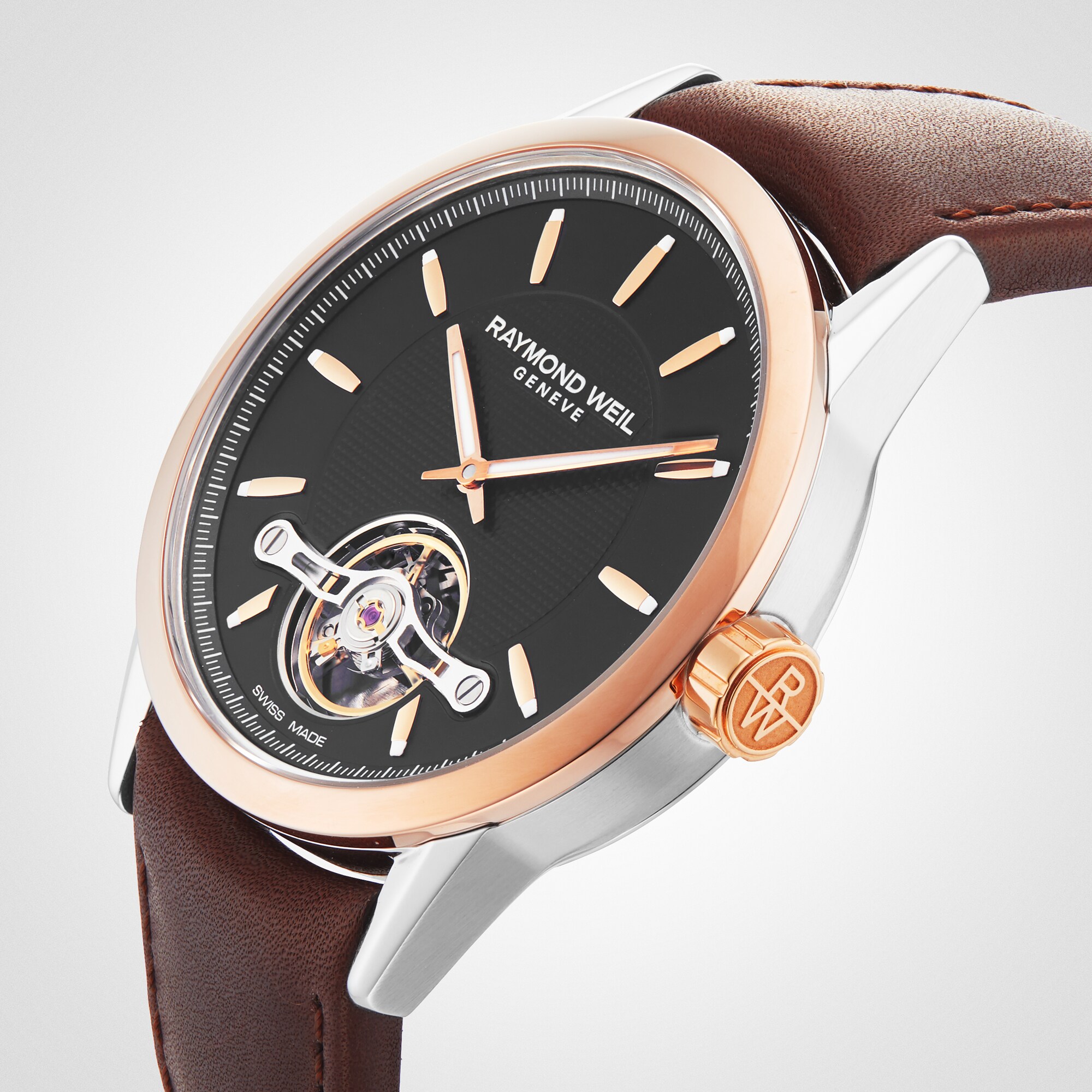 Replica Raymond Weil Freelancer 42mm Mens details Black 2780-SC5-20001