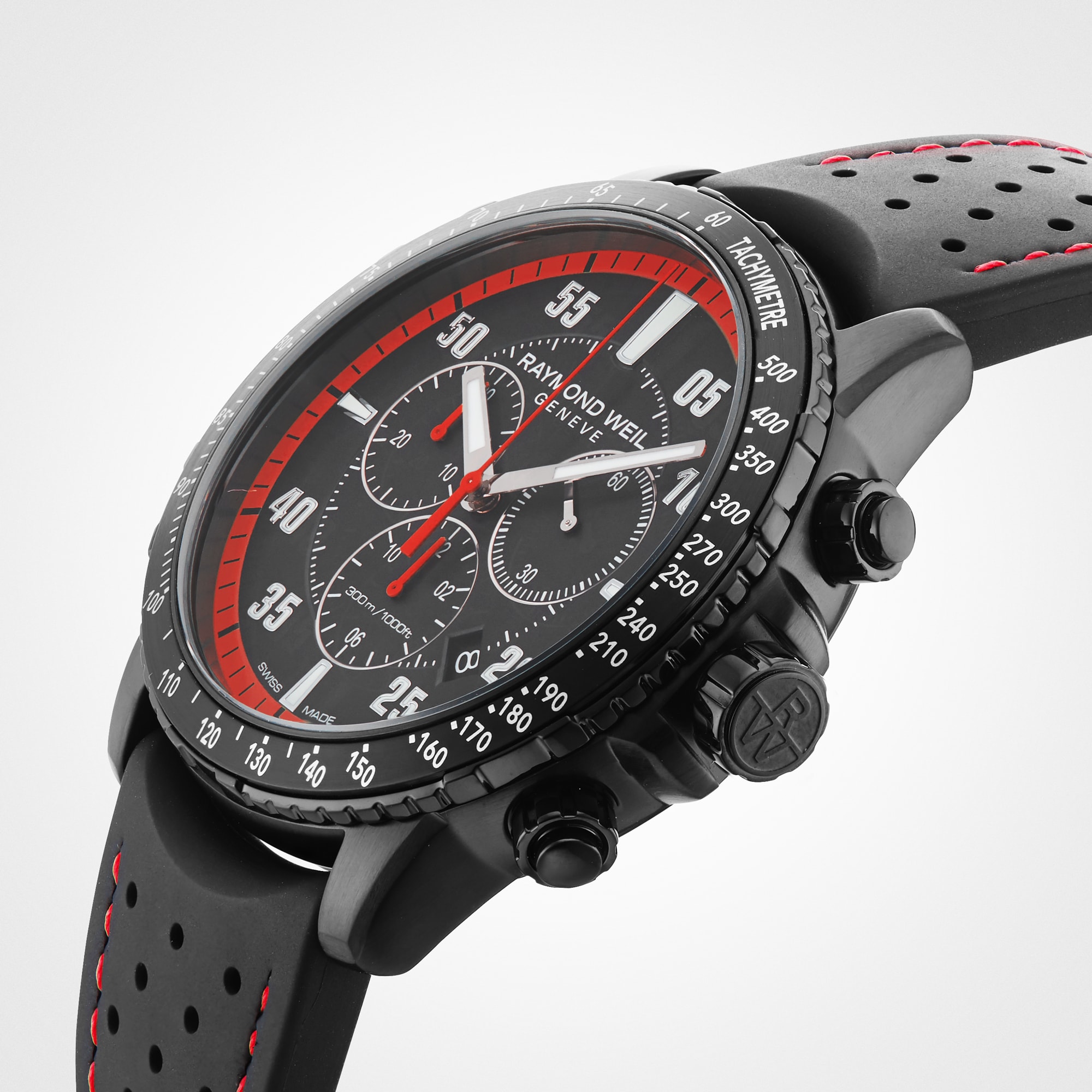 Replica Raymond Weil Tango 43mm Mens details Black 8570-BKR-05240