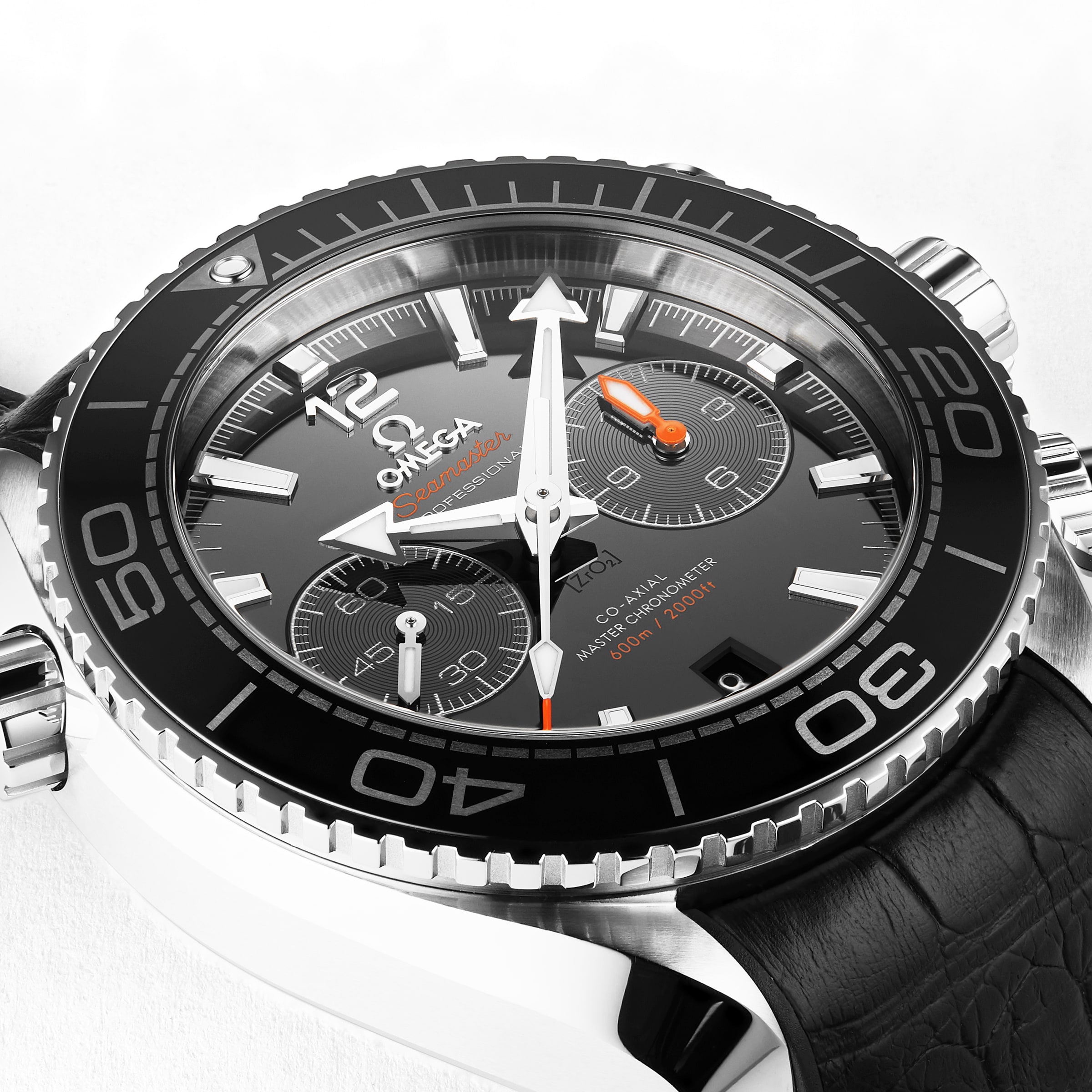 Replica Omega Seamaster Planet Ocean Chronograph 45.5mm Mens details O21533465101001