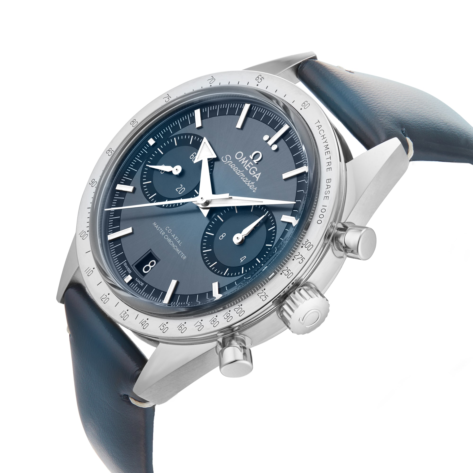 Replica Omega Speedmaster 57 Co-Axial Master Chronometer Chronograph 40.5mm Mens details Blue O33212415103001 6 Replica Omega Speedmaster 57 Co-Axial Master Chronometer Chronograph 40.5mm Mens details Blue O33212415103001