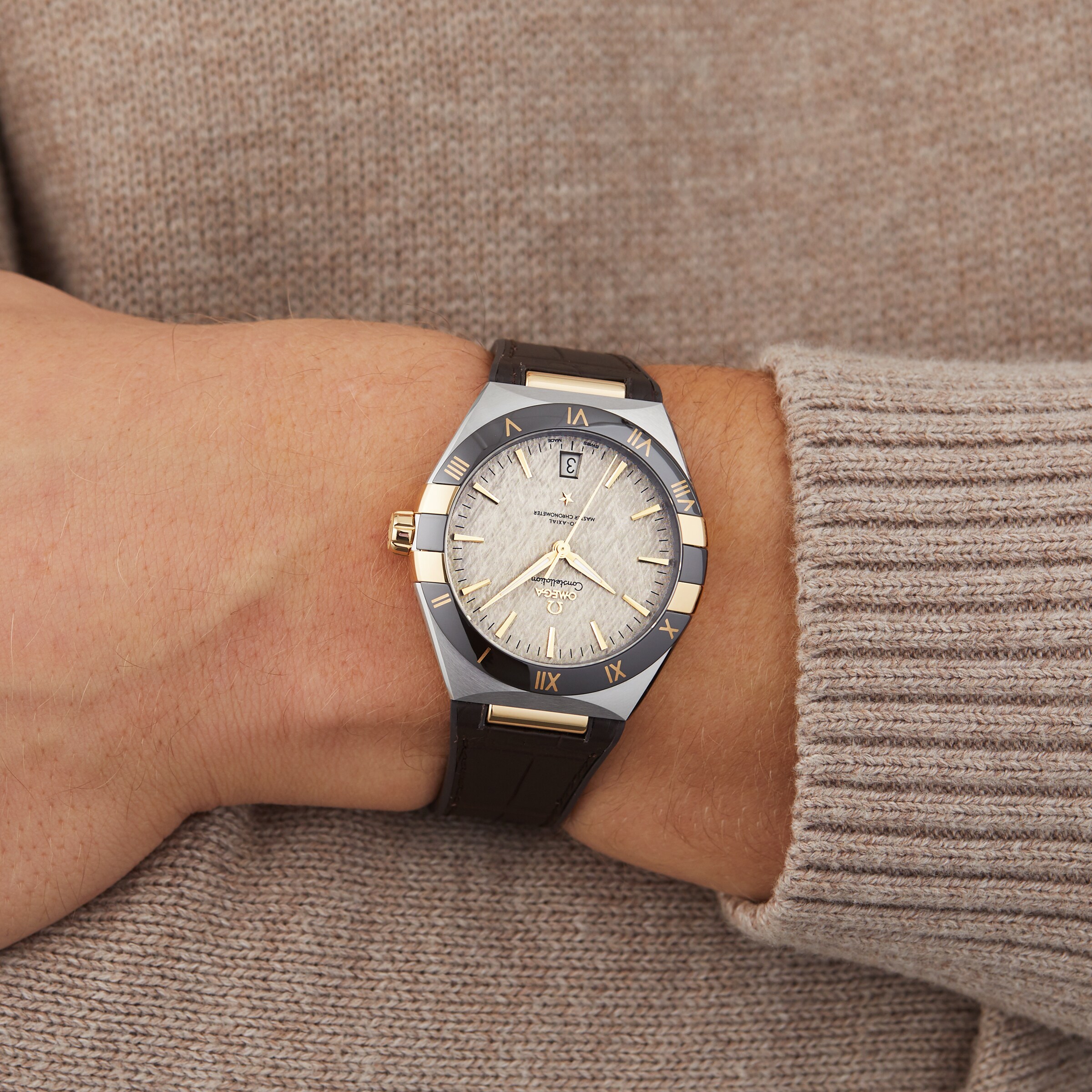 Replica Omega Constellation Co-Axial Master Chronometer 41mm Mens details Grey O13123412106002