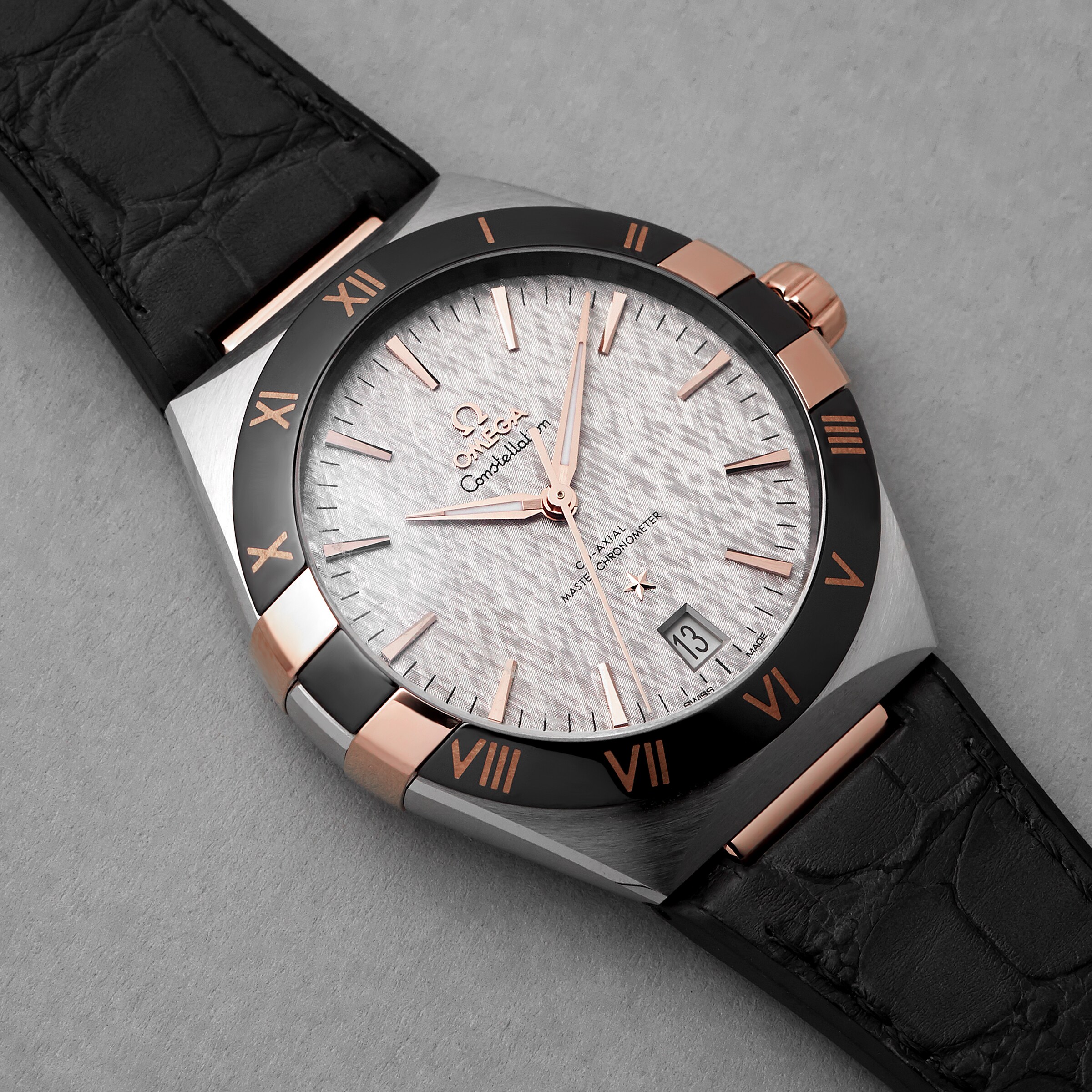 Replica Omega Constellation Co-Axial Master Chronometer 41mm Mens details Grey O13123412106001 6 Replica Omega Constellation Co-Axial Master Chronometer 41mm Mens details Grey O13123412106001
