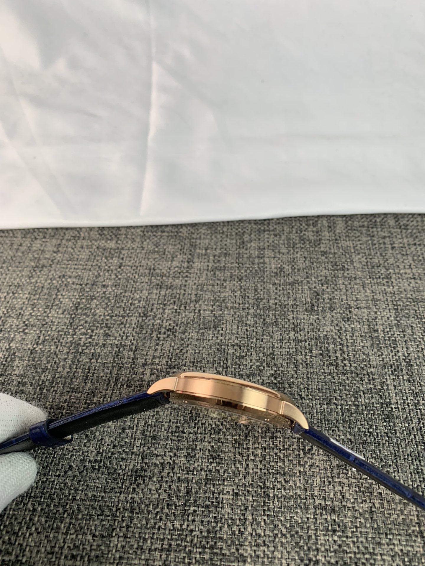 Replica A. Lange & Sohne Mens Saxonia Thin Pink Gold 211.088
