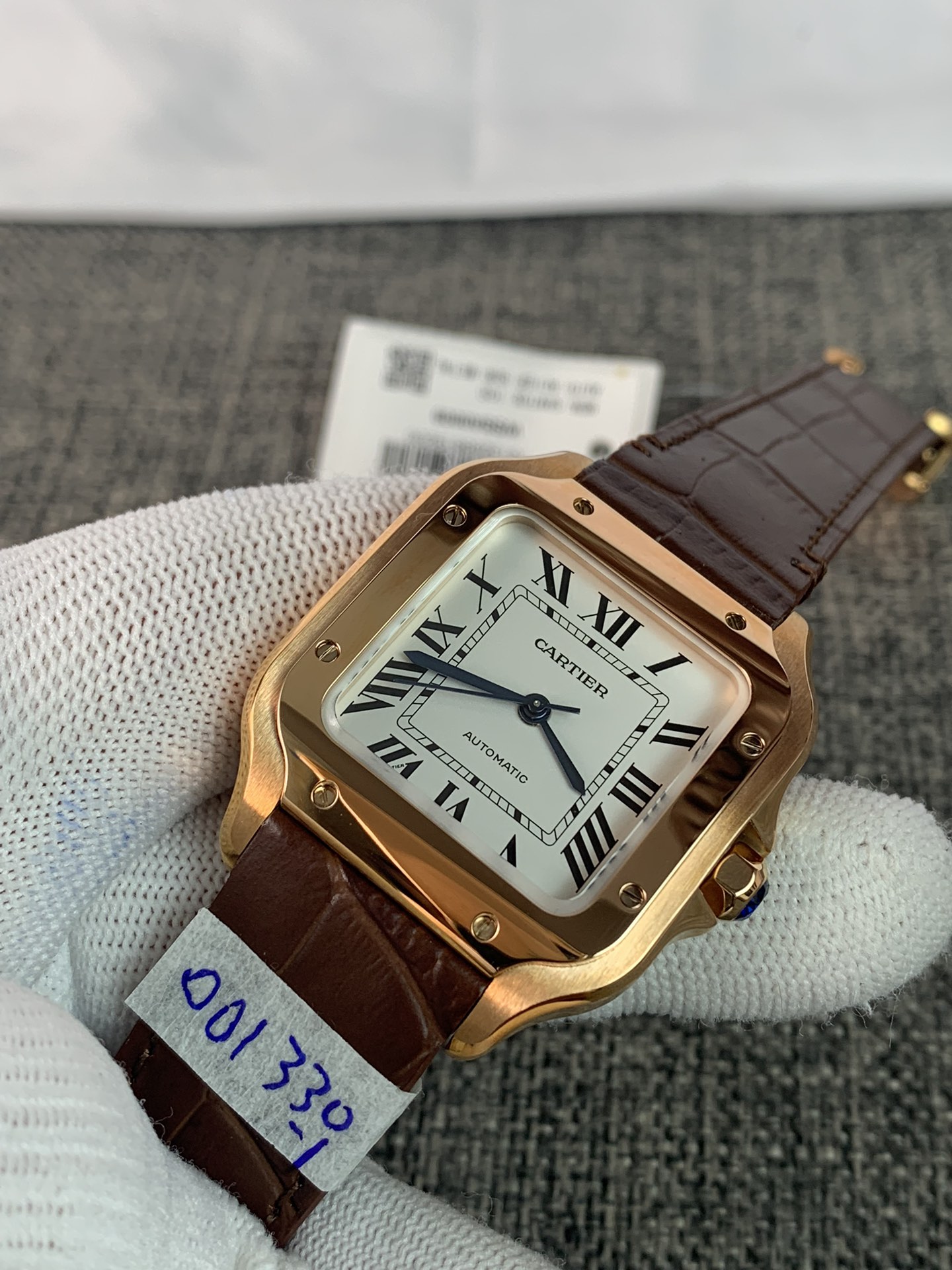 Replica Cartier Mens Santos De Cartier WGSA0012