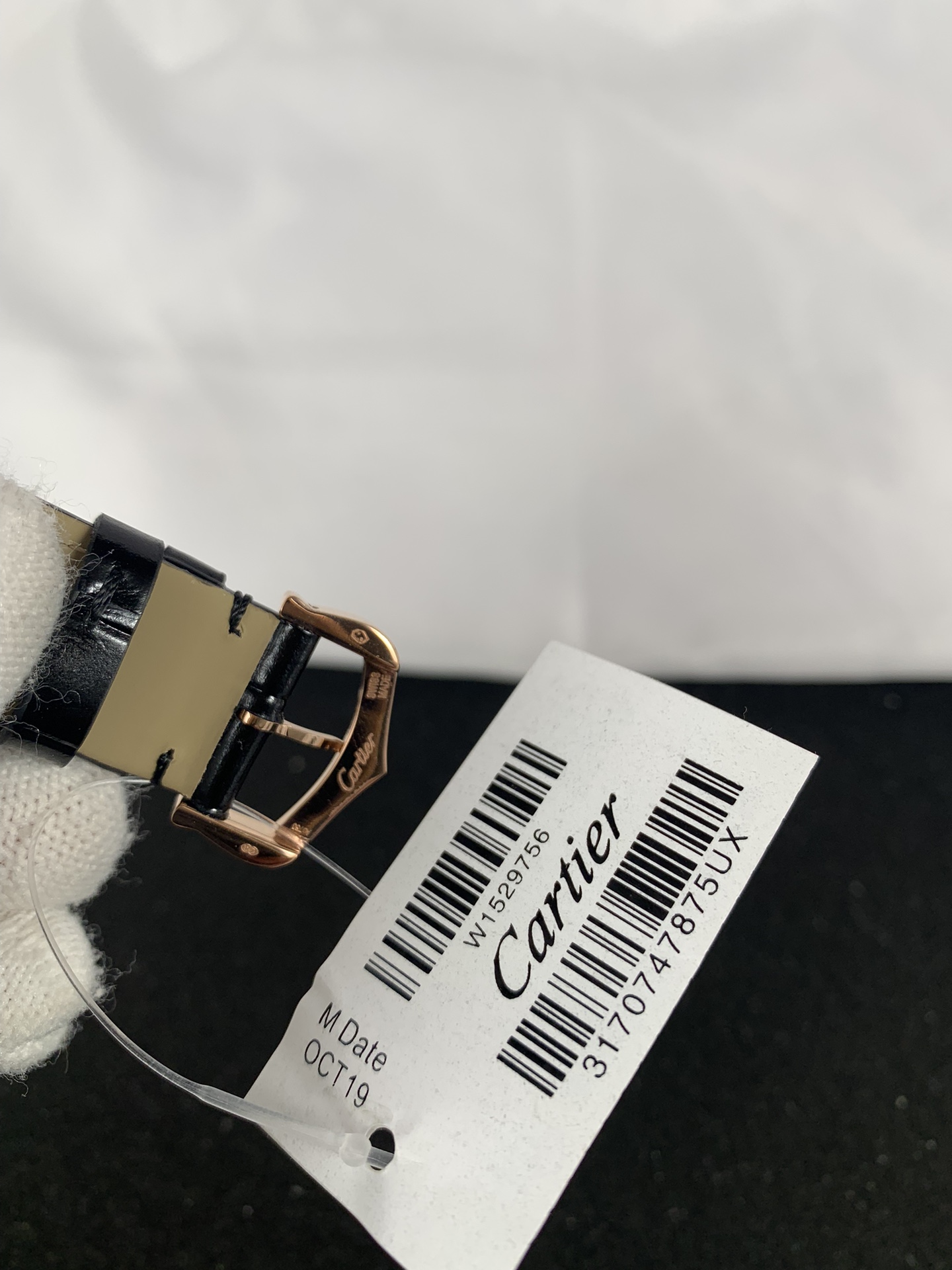 Replica Cartier Men Tank Rose Gold