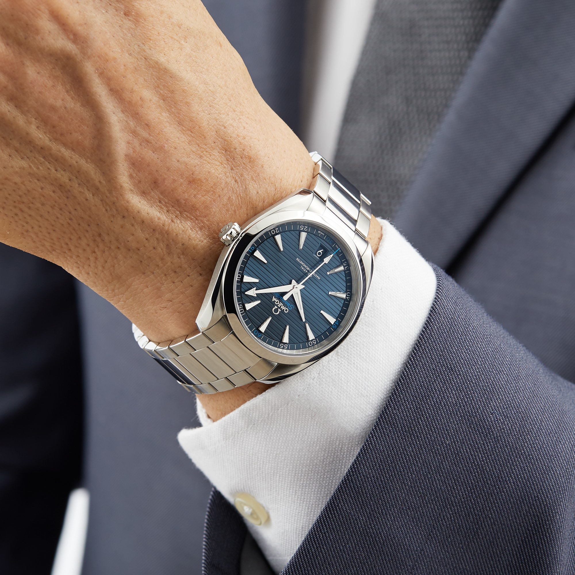 Replica Omega Seamaster Aqua Terra 150M Mens Blue Dial 41mm Automatic Co-Axial details O22010412103001 7 Replica Omega Seamaster Aqua Terra 150M Mens Blue Dial 41mm Automatic Co-Axial details O22010412103001