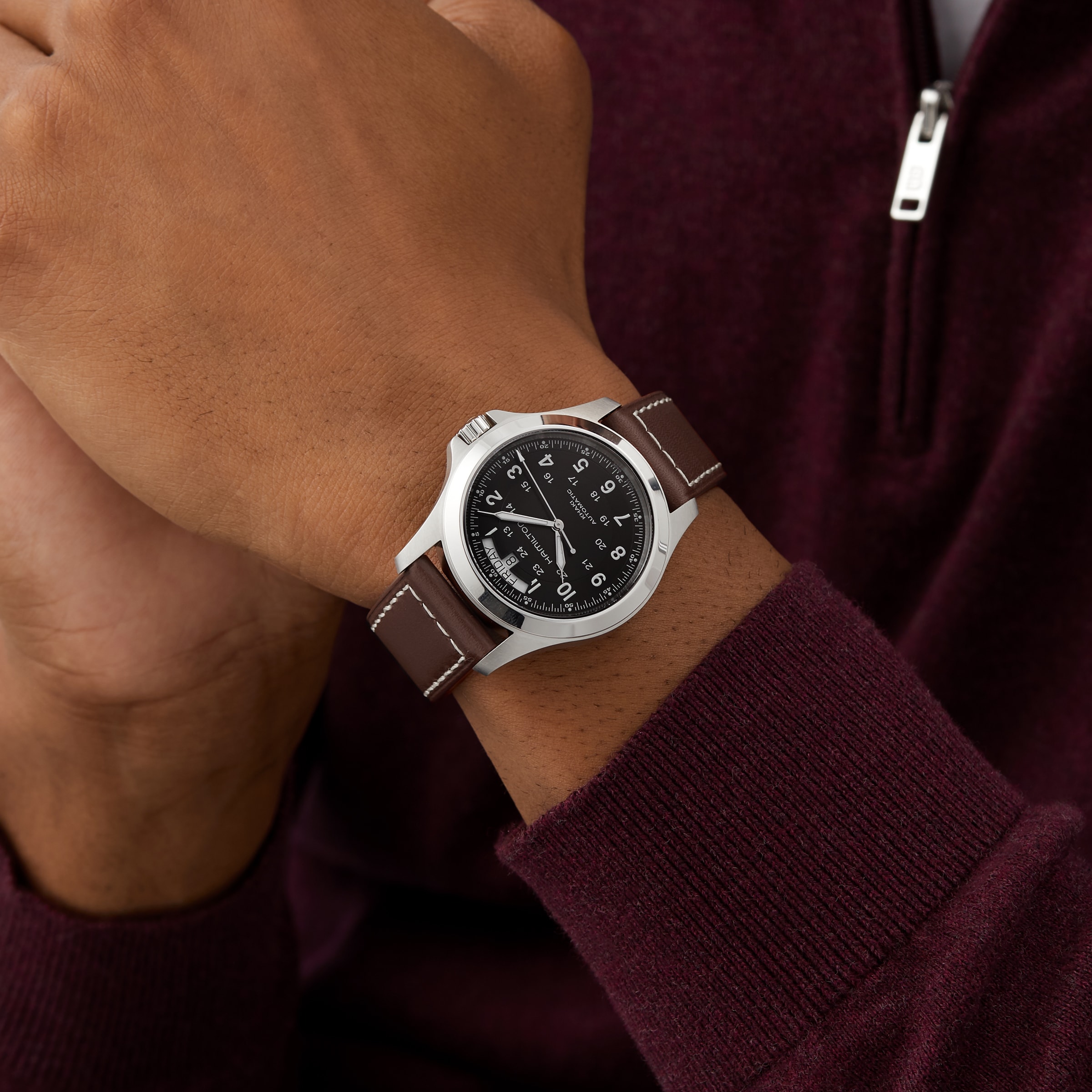 Replica Hamilton Khaki Field 40mm Mens details H64455533