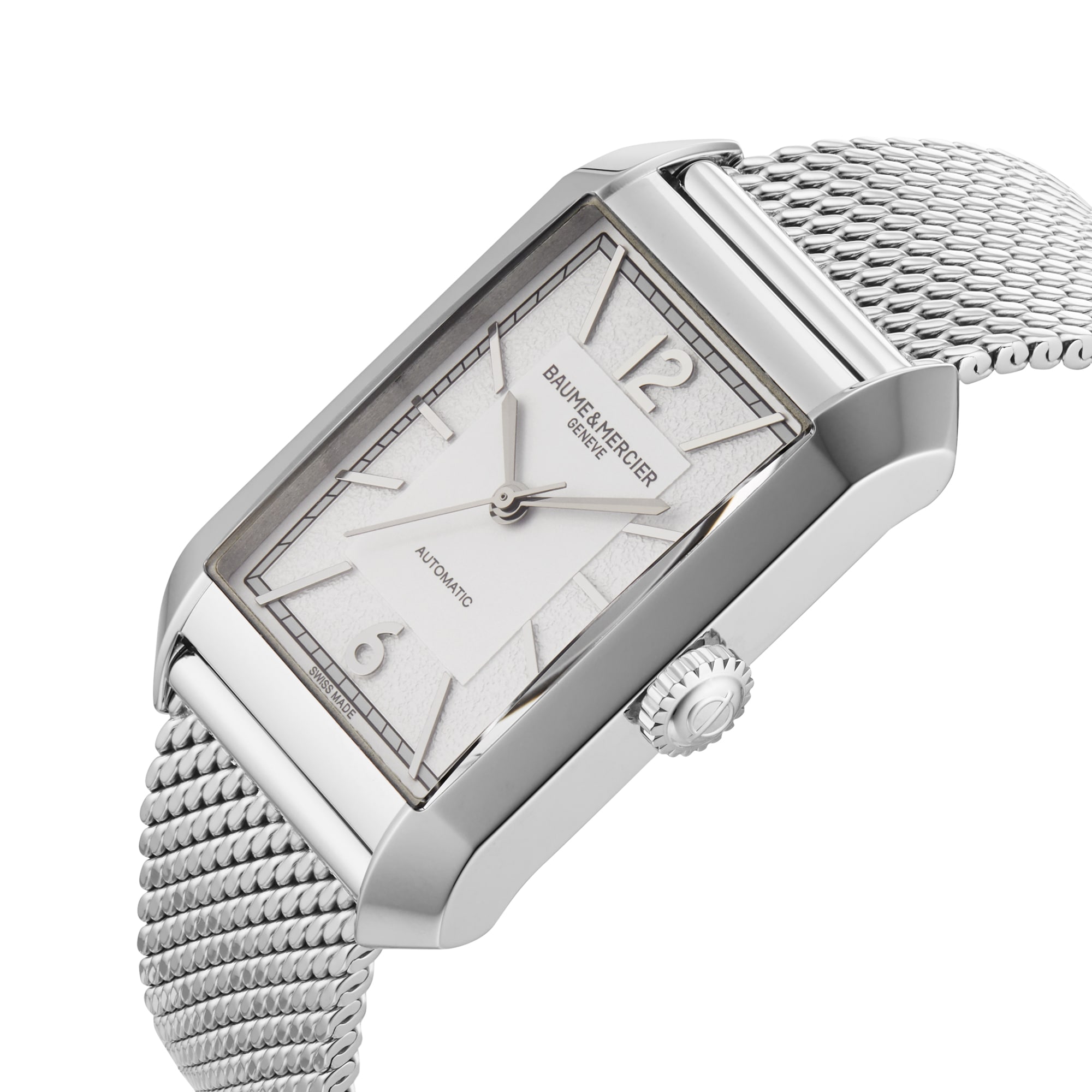 Replica Baume & Mercier Hampton 35mm Ladies details White BM0A10672 7 Replica Baume & Mercier Hampton 35mm Ladies details White BM0A10672