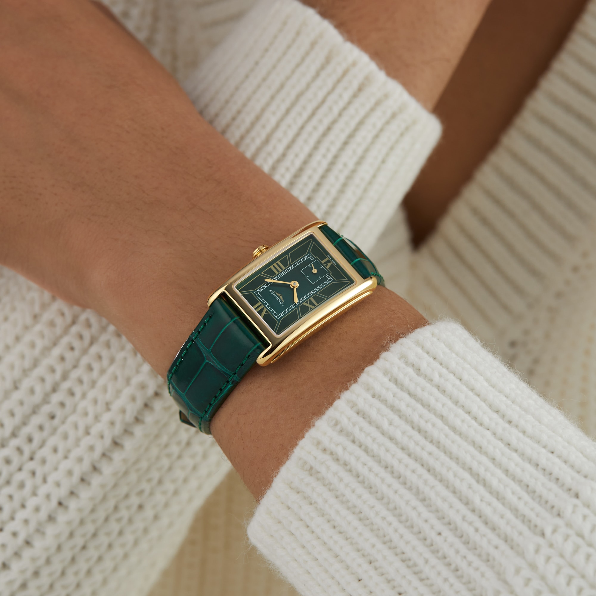 Replica Longines DolceVita 23mm X 37mm Ladies details Green L55126952 7 Replica Longines DolceVita 23mm X 37mm Ladies details Green L55126952
