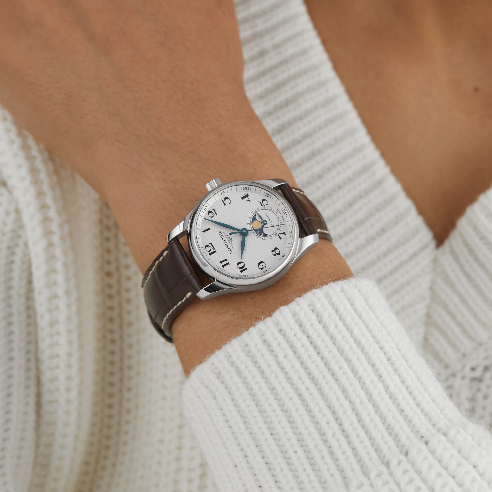 Replica Longines Master Collection 34mm Ladies details L24094783 7 Replica Longines Master Collection 34mm Ladies details L24094783