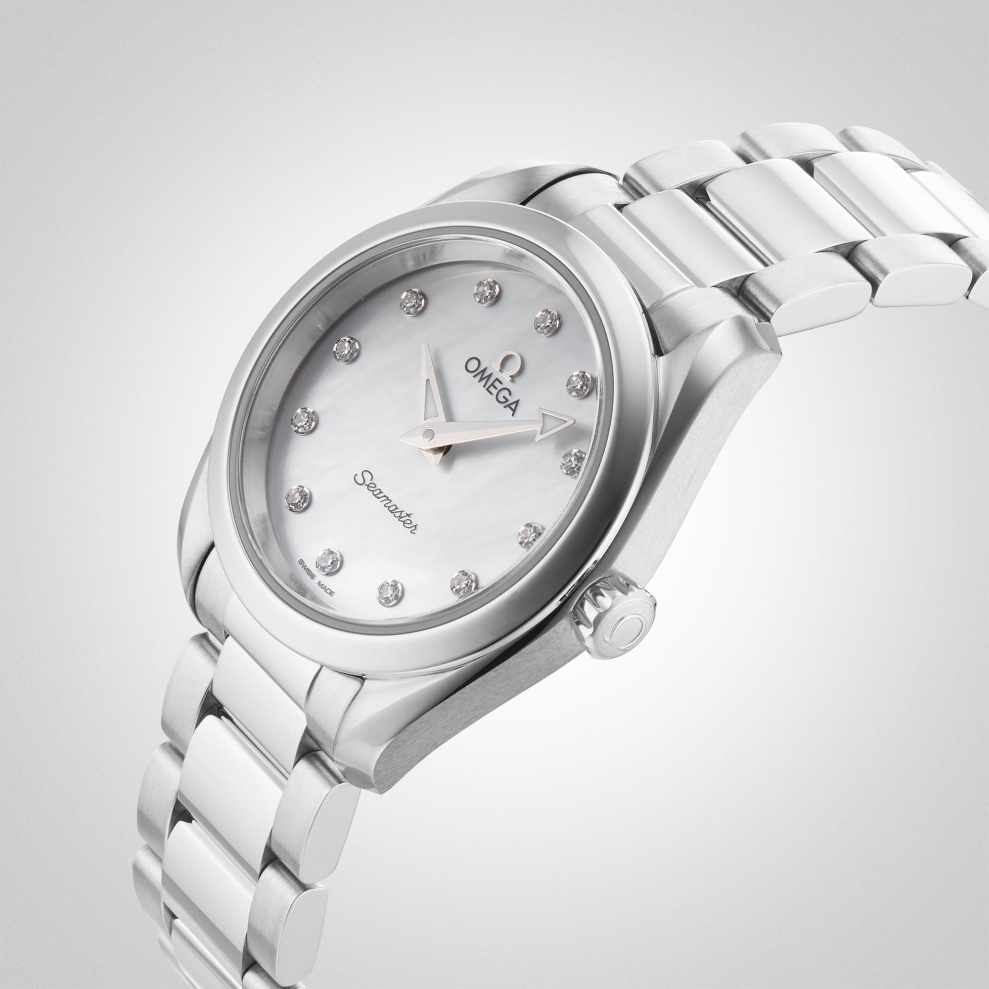 Replica Omega Seamaster Aqua Terra 150M Ladies 28mm Quartz Diamond Dot details O22010286055001 7 Replica Omega Seamaster Aqua Terra 150M Ladies 28mm Quartz Diamond Dot details O22010286055001