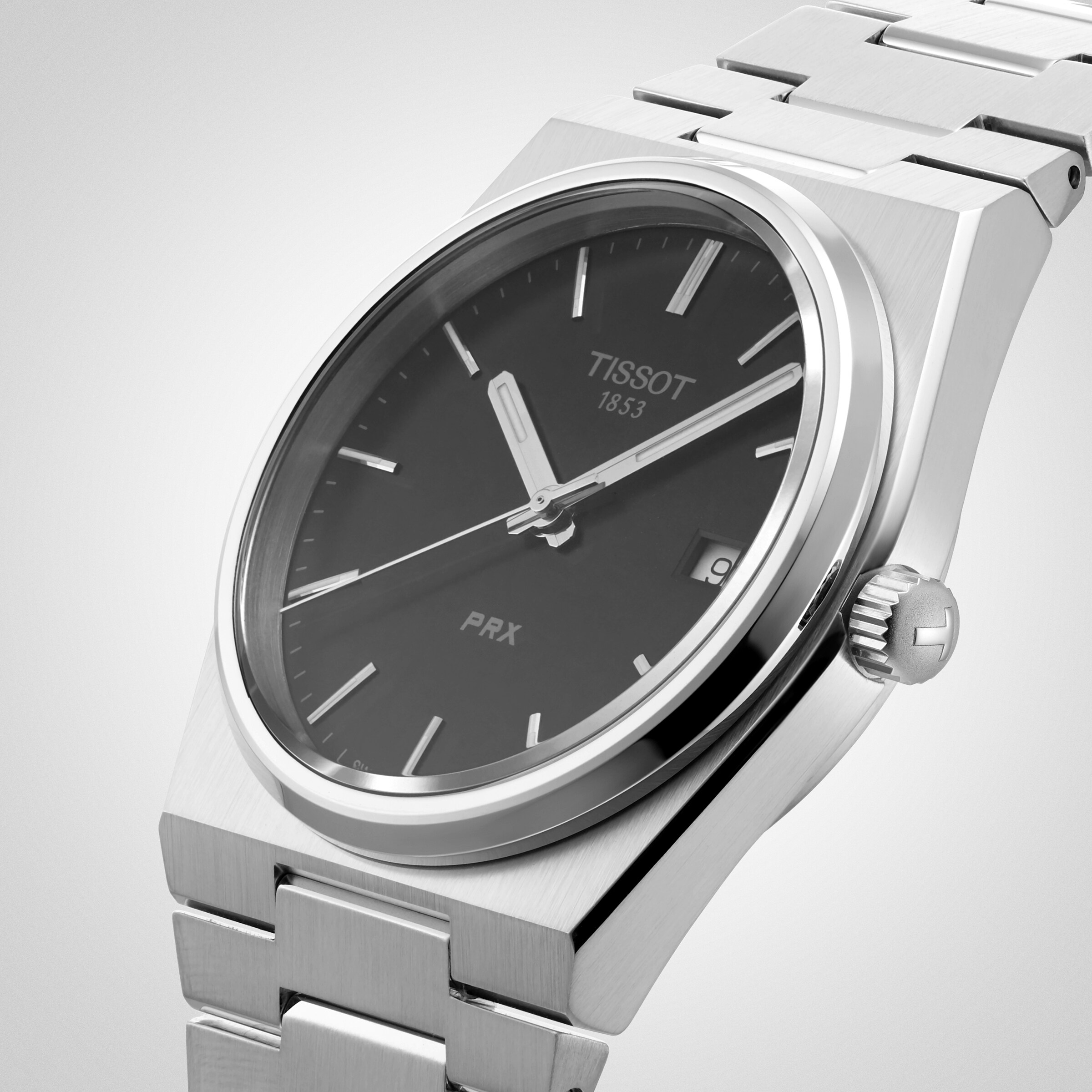 Replica Tissot T-Classic PRX 40mm Mens details T1374101105100
