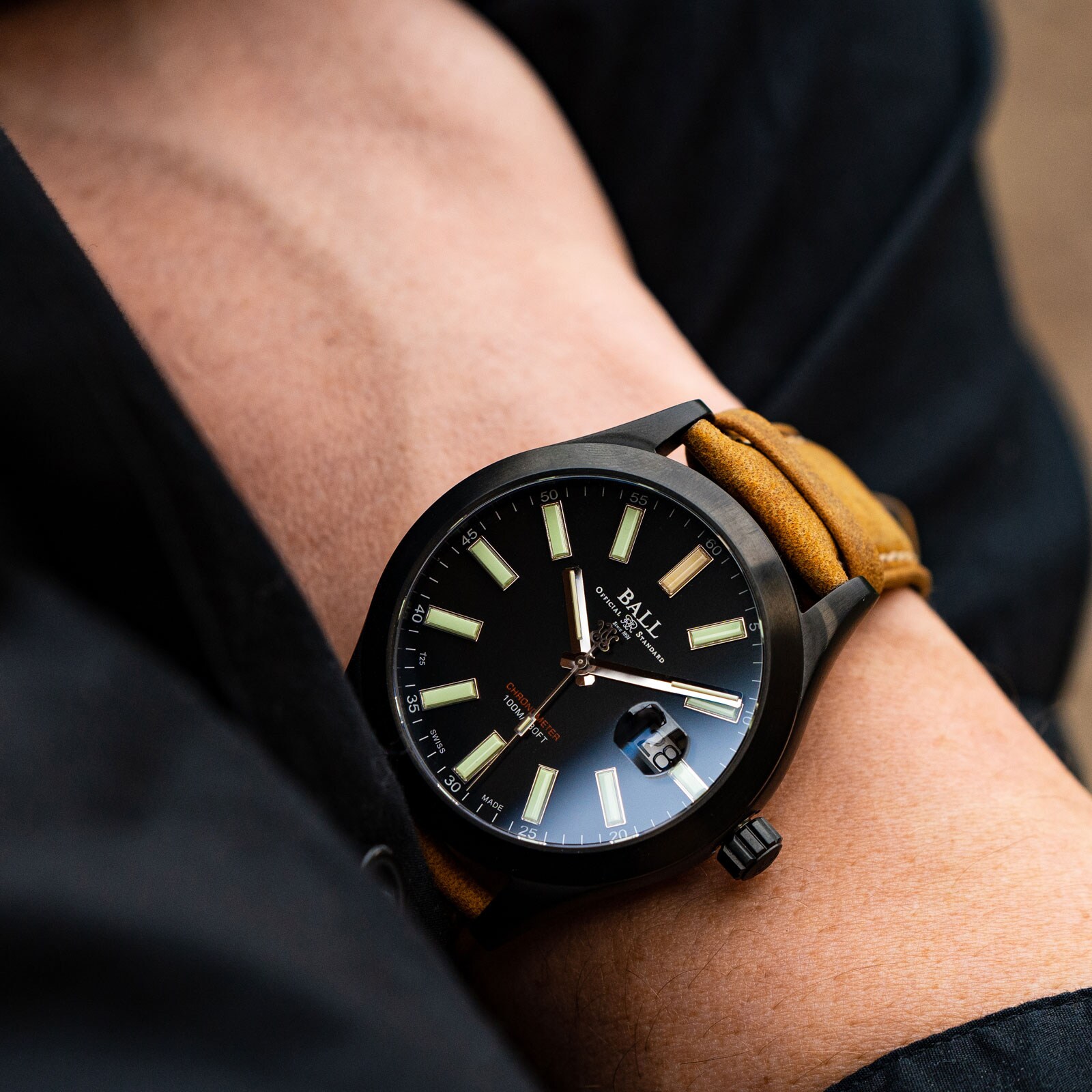 Replica BALL Engineer II Green Berets 43mm Mens details Black NM2028C-L4CJ-BK 7 Replica BALL Engineer II Green Berets 43mm Mens details Black NM2028C-L4CJ-BK