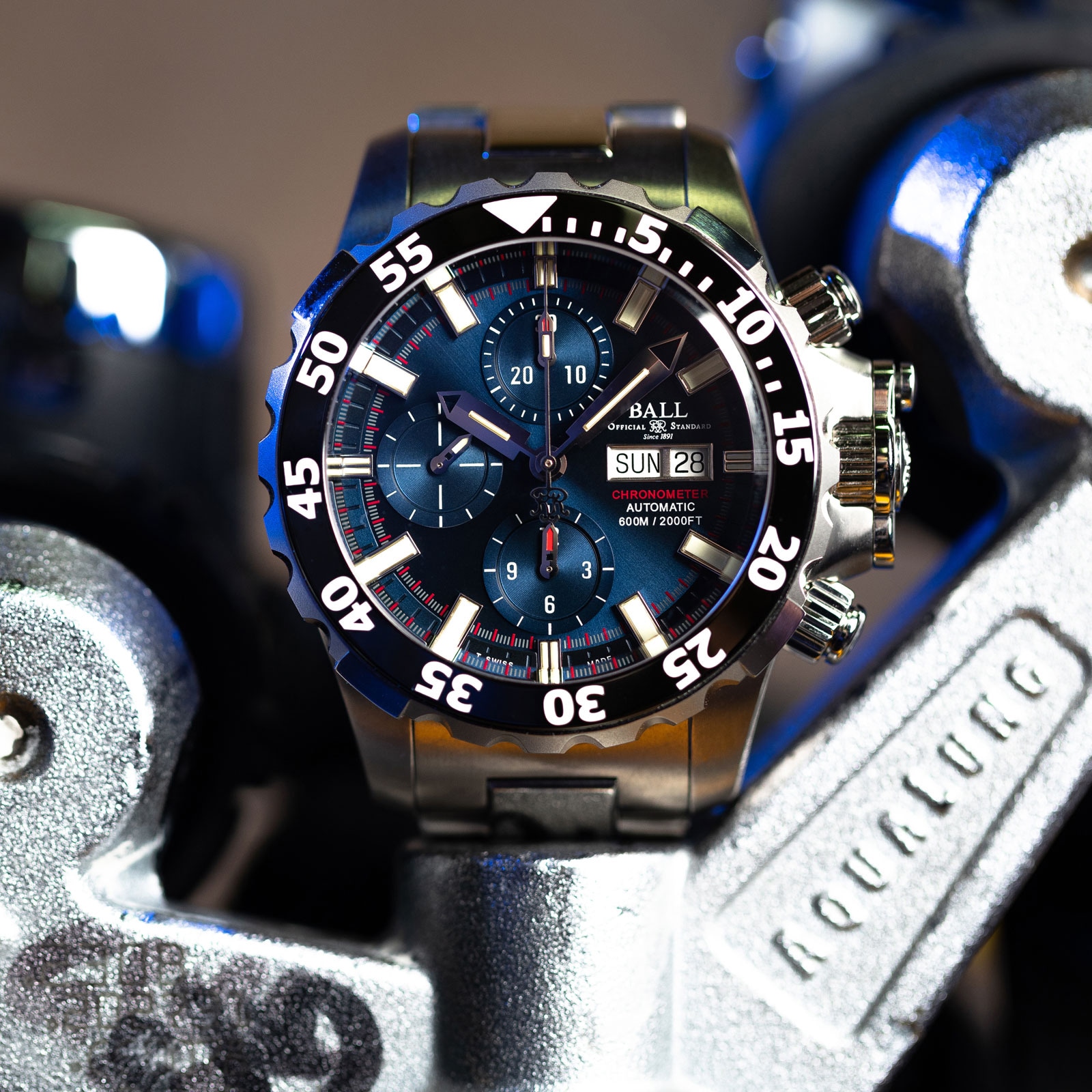 Replica BALL Engineer Hydrocarbon NEDU 42mm Mens details Blue DC3226A-S6C-BE
