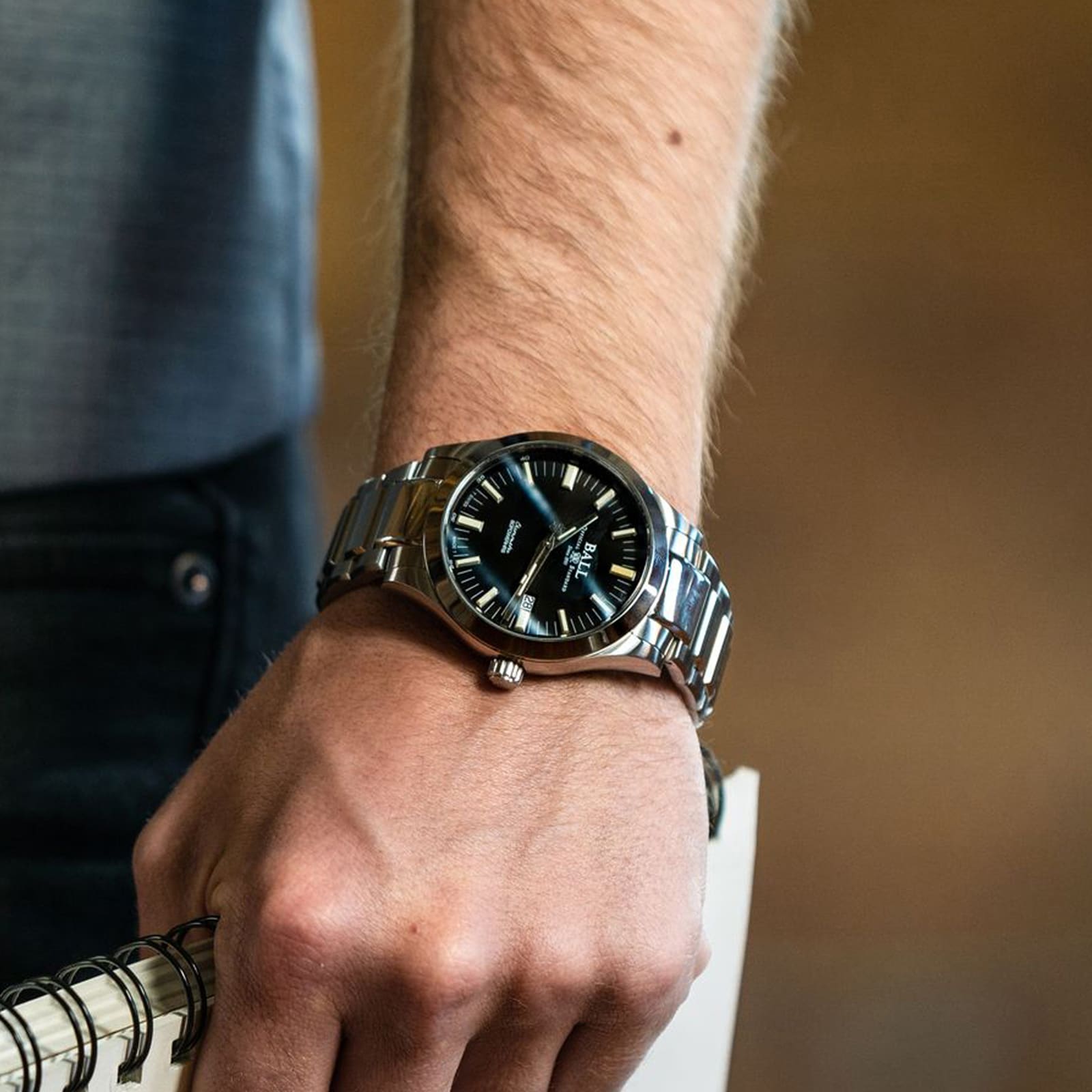Replica BALL Engineer M Marvelight 43mm Mens details Black NM2128C-S1C-BK