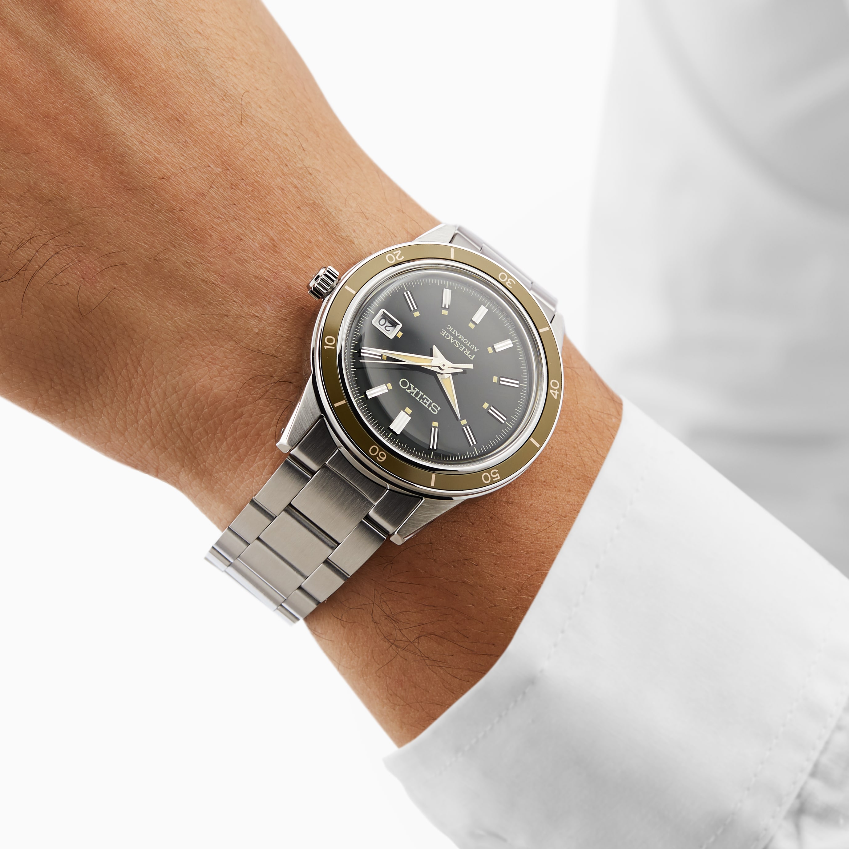 Replica Seiko Black 40.5mm Mens details SRPG07J1