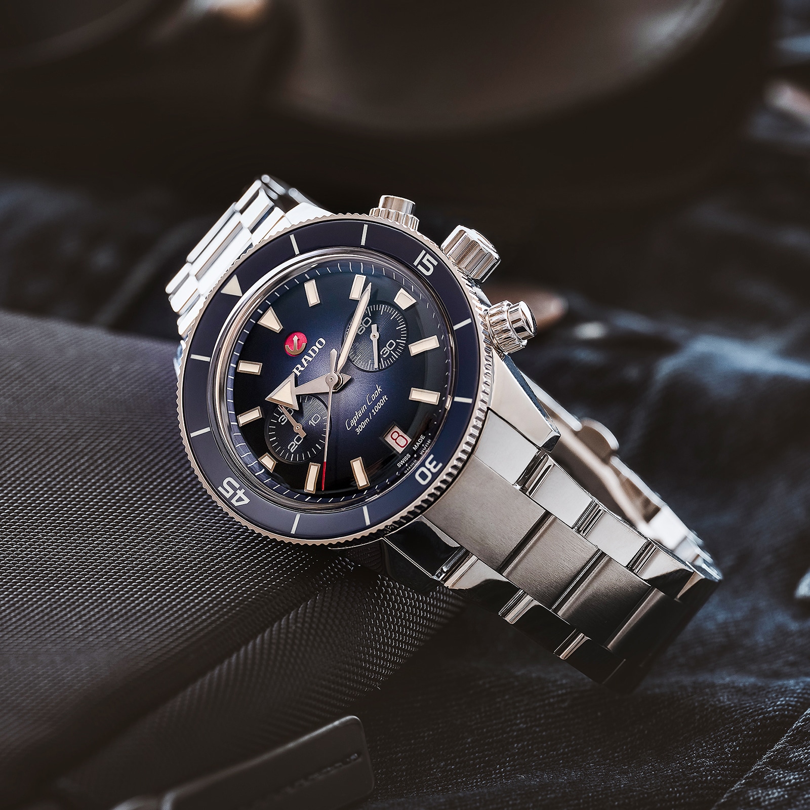Replica Rado Captain Cook Chronograph 43mm R32145208