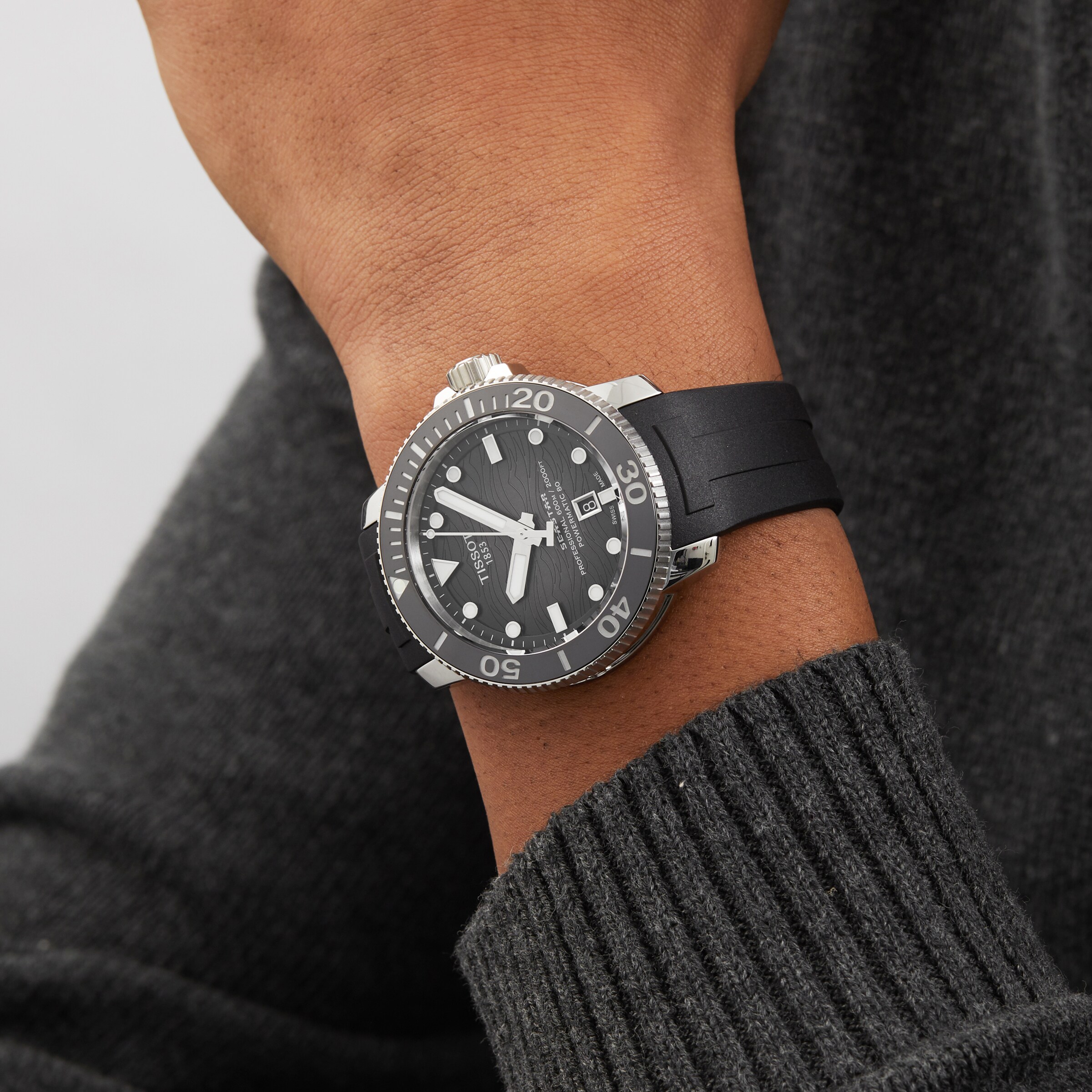 Replica Tissot T-Sport Seastar 2000 Professional 46mm Mens details T1206071744100